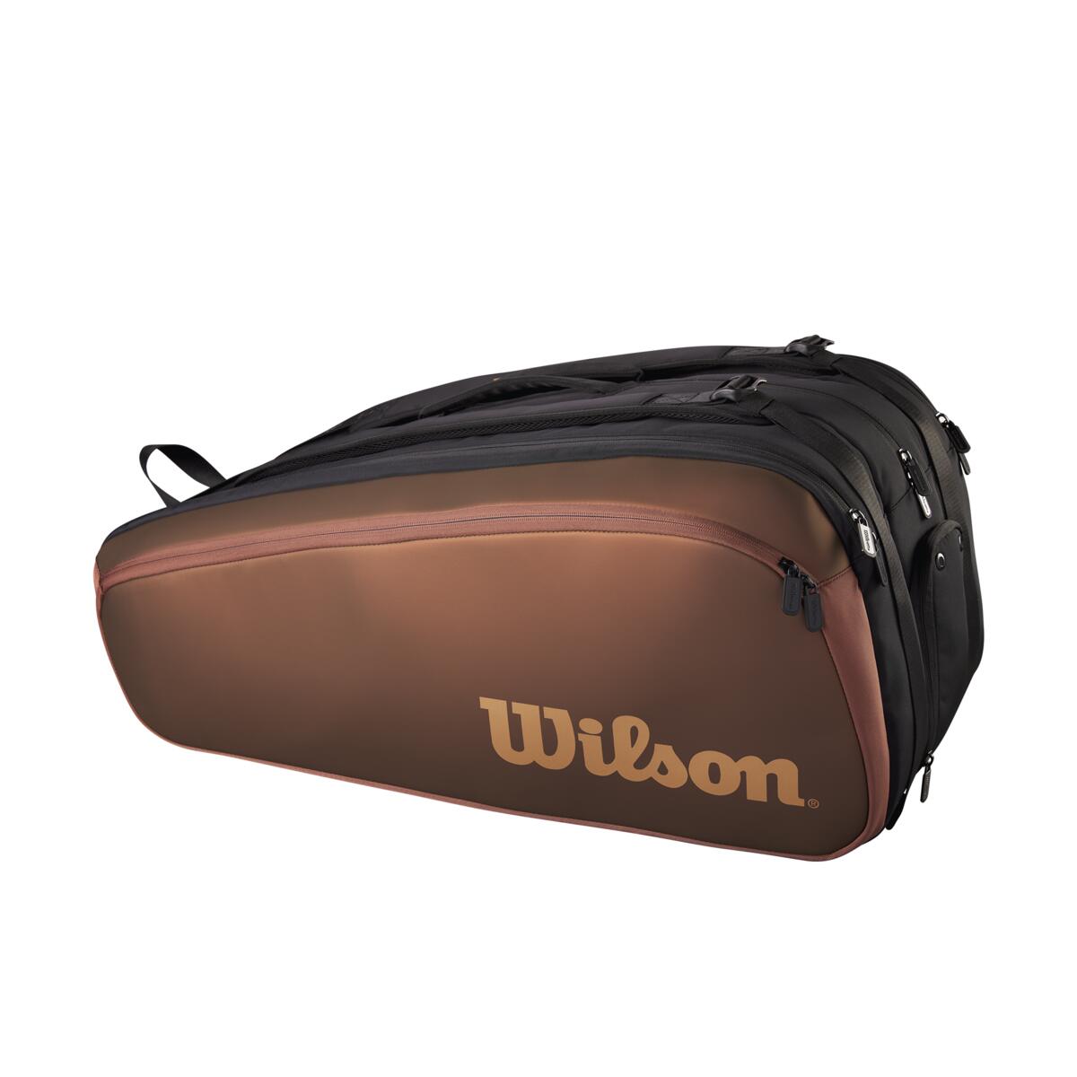 Wilson Pro Staff v14 Super Tour 15 Pack Racquet Bag (Bronze)