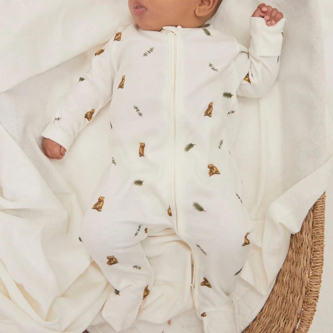  Rosa & Blue Sleepsuit - Brown Bear、mySite、merchandisen