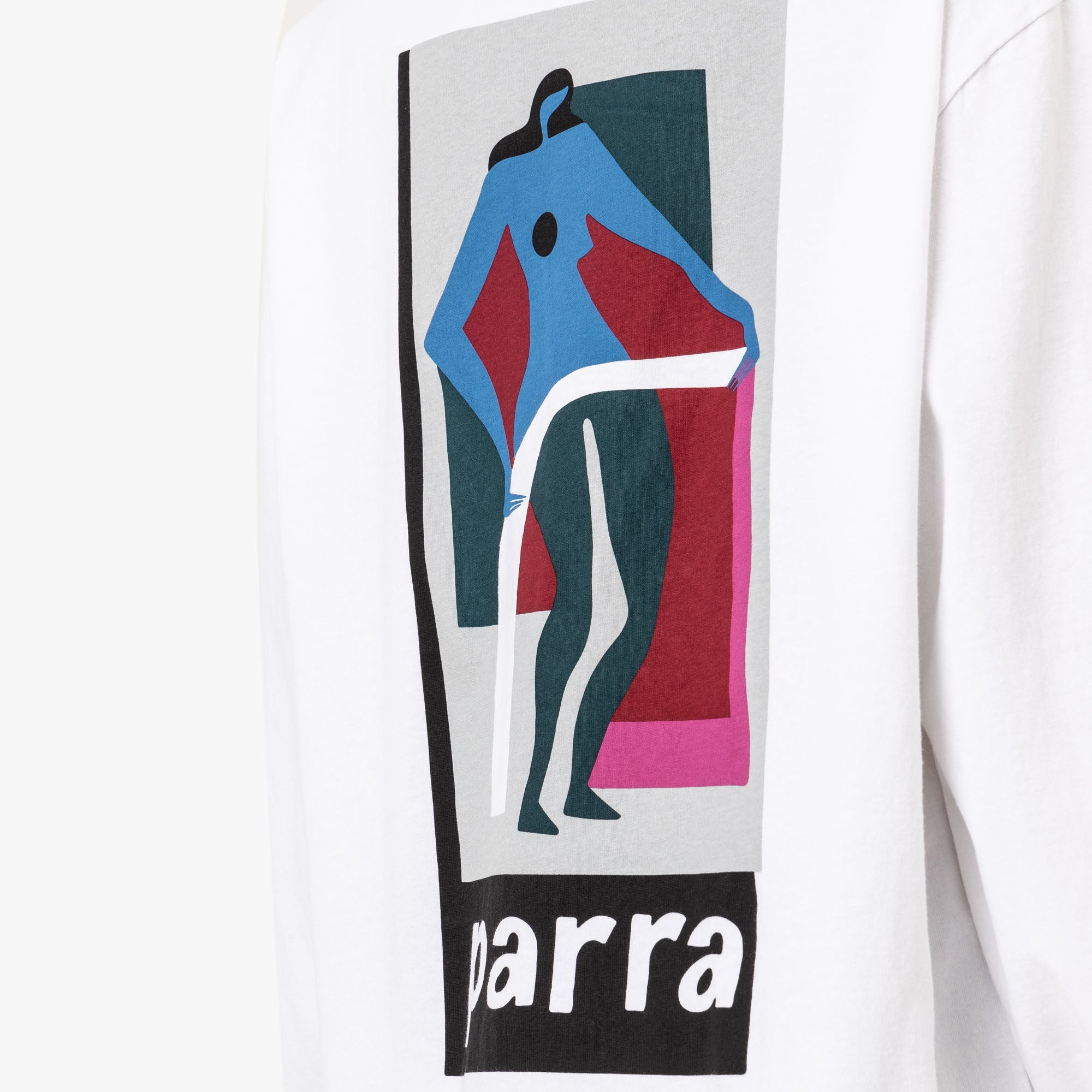  by Parra Lowering the Bar Longsleeve White、mySite、merchandisen