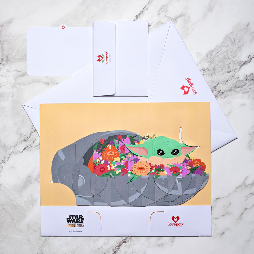 Star Wars™ The Mandalorian™ Floral Grogu™ Giant Pop-Up Gift、mySite、solidvoid