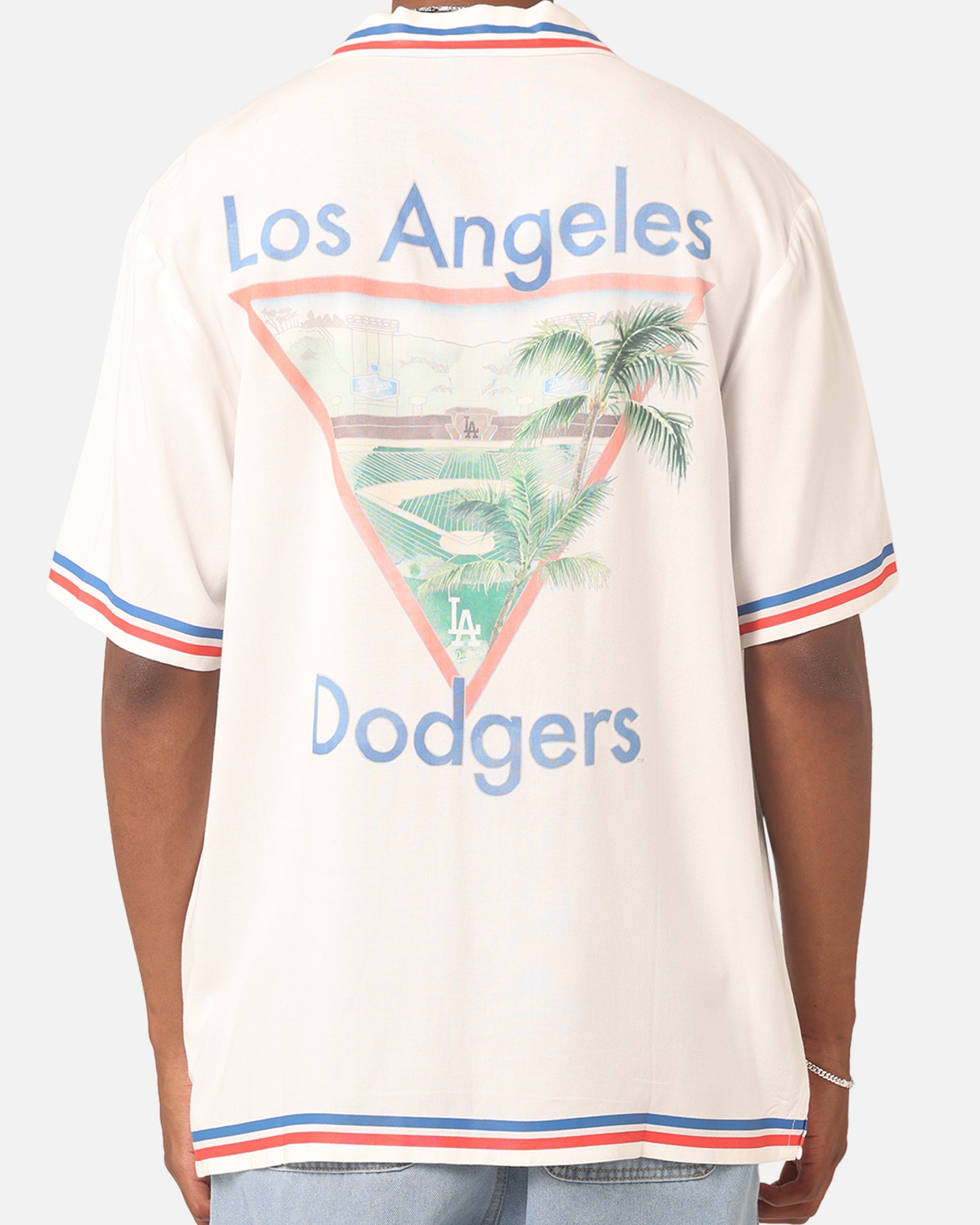 Majestic Athletic Los Angeles Dodgers MLB Team Shirt Vintage White、mySite、zt4zffjzw