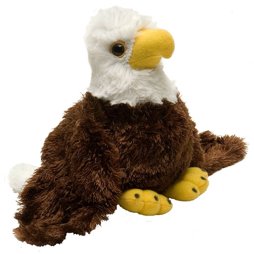 Mini Bald Eagle Stuffed Animal - 7、mySite、g9winljtr