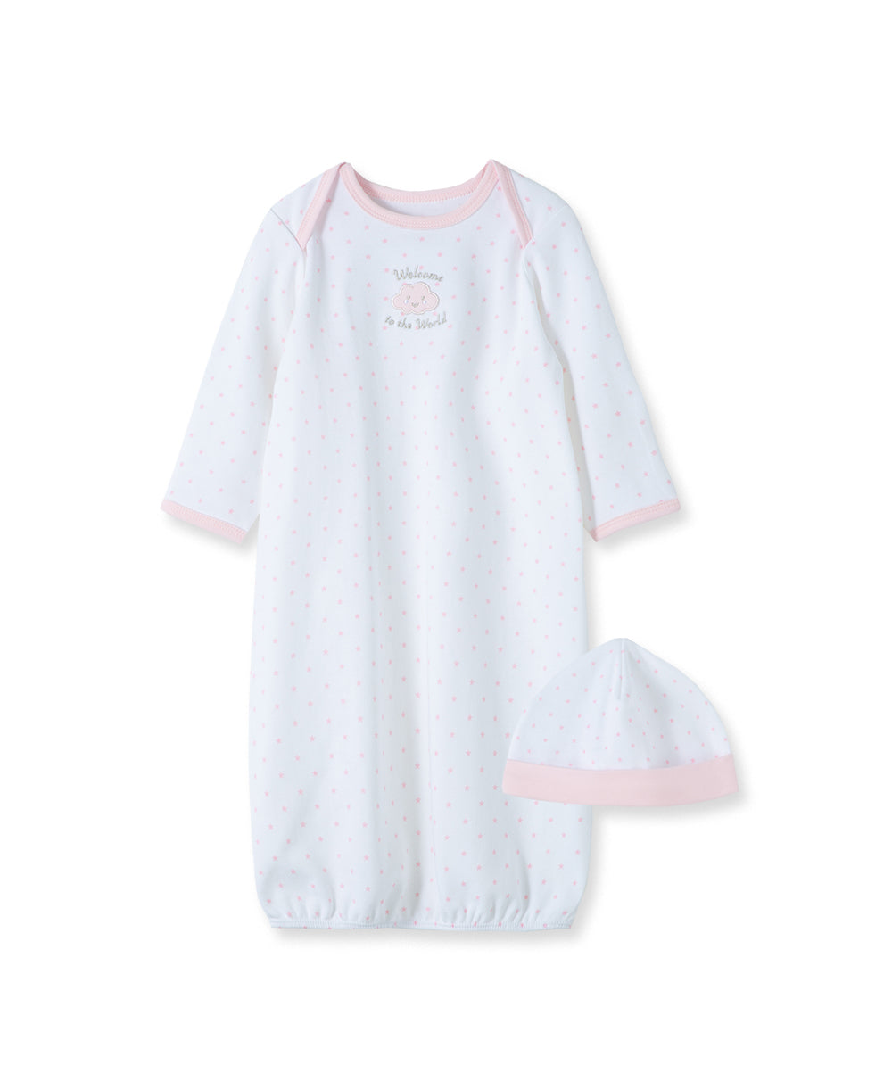  Pink Welcome To The World Sleeper Gown and Hat、mySite、layawaytickets