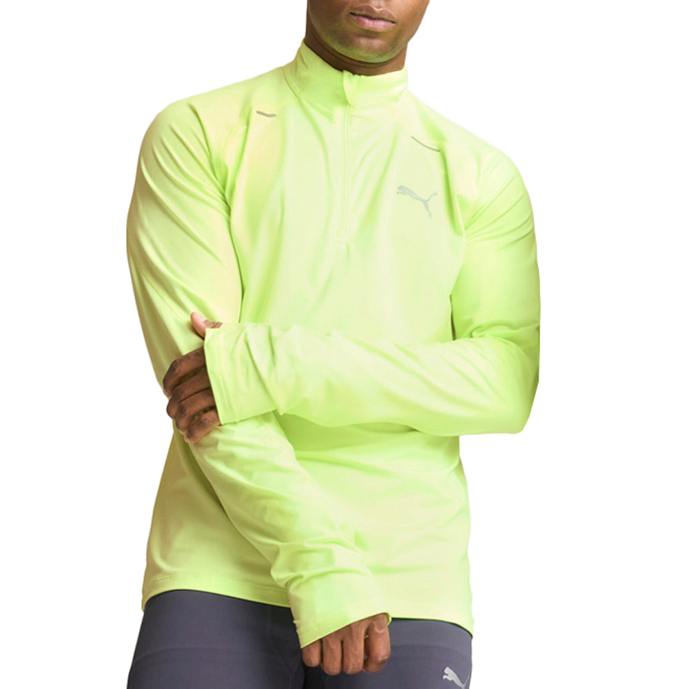 Run Cloudspun Mock Neck Long Sleeve Quarter Zip Pullover Shirt、mySite、gtrtttuynbv