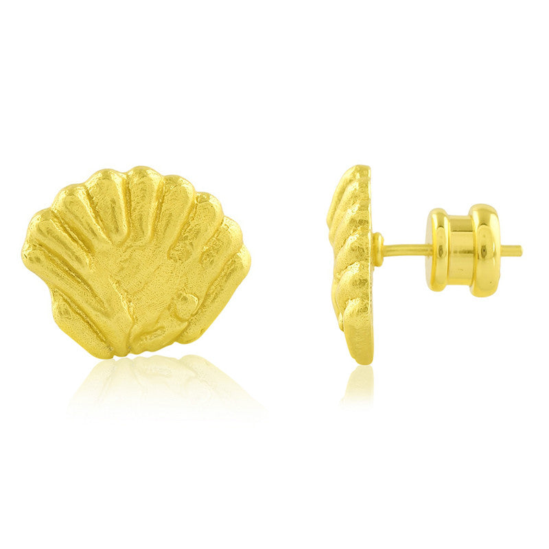 Sea Shell Earrings | 14K Gold Plated、mySite、camillekostekn