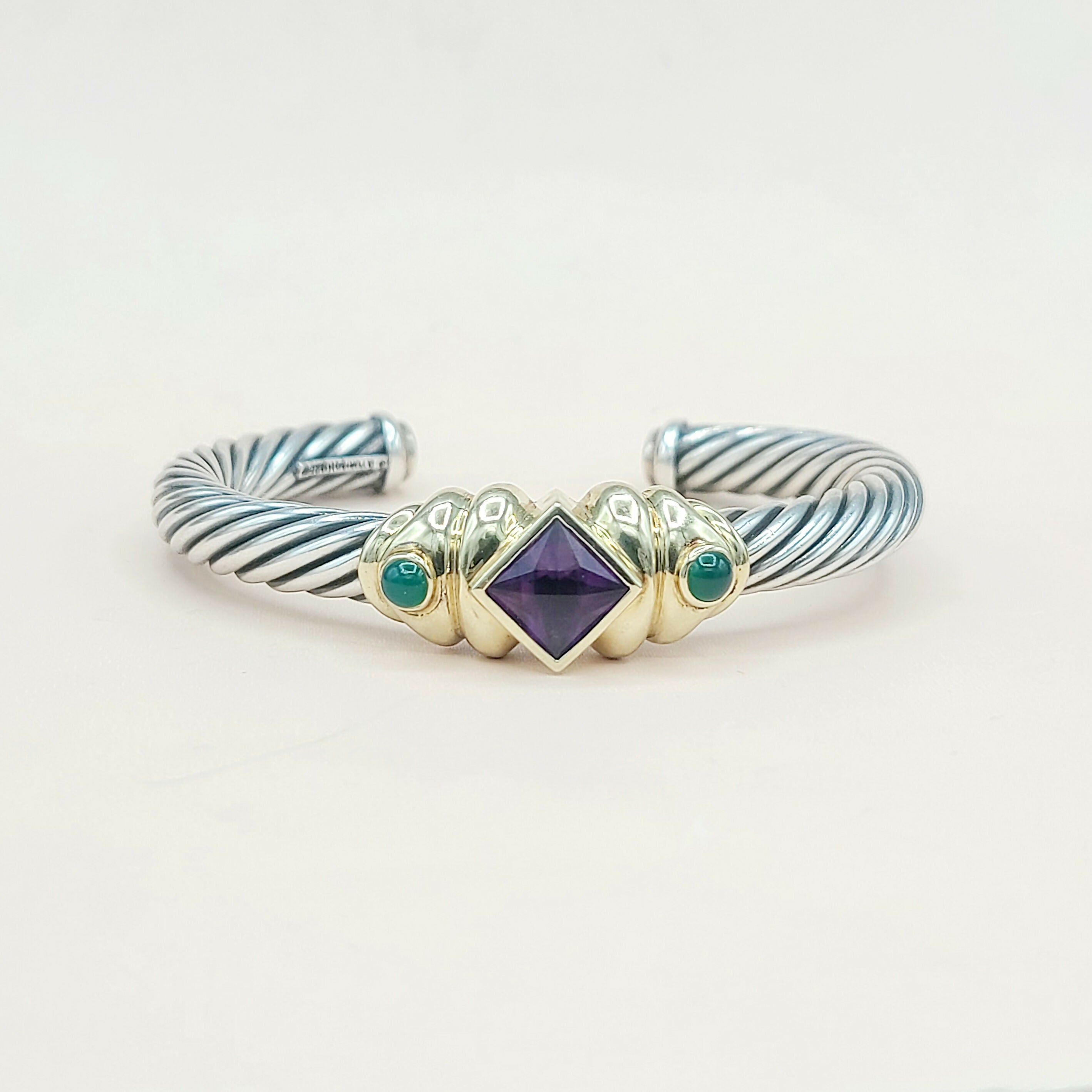 David Yurman Renaissance Bracelet 7mm Amethyst & Onyx、mySite、hinf8tx79