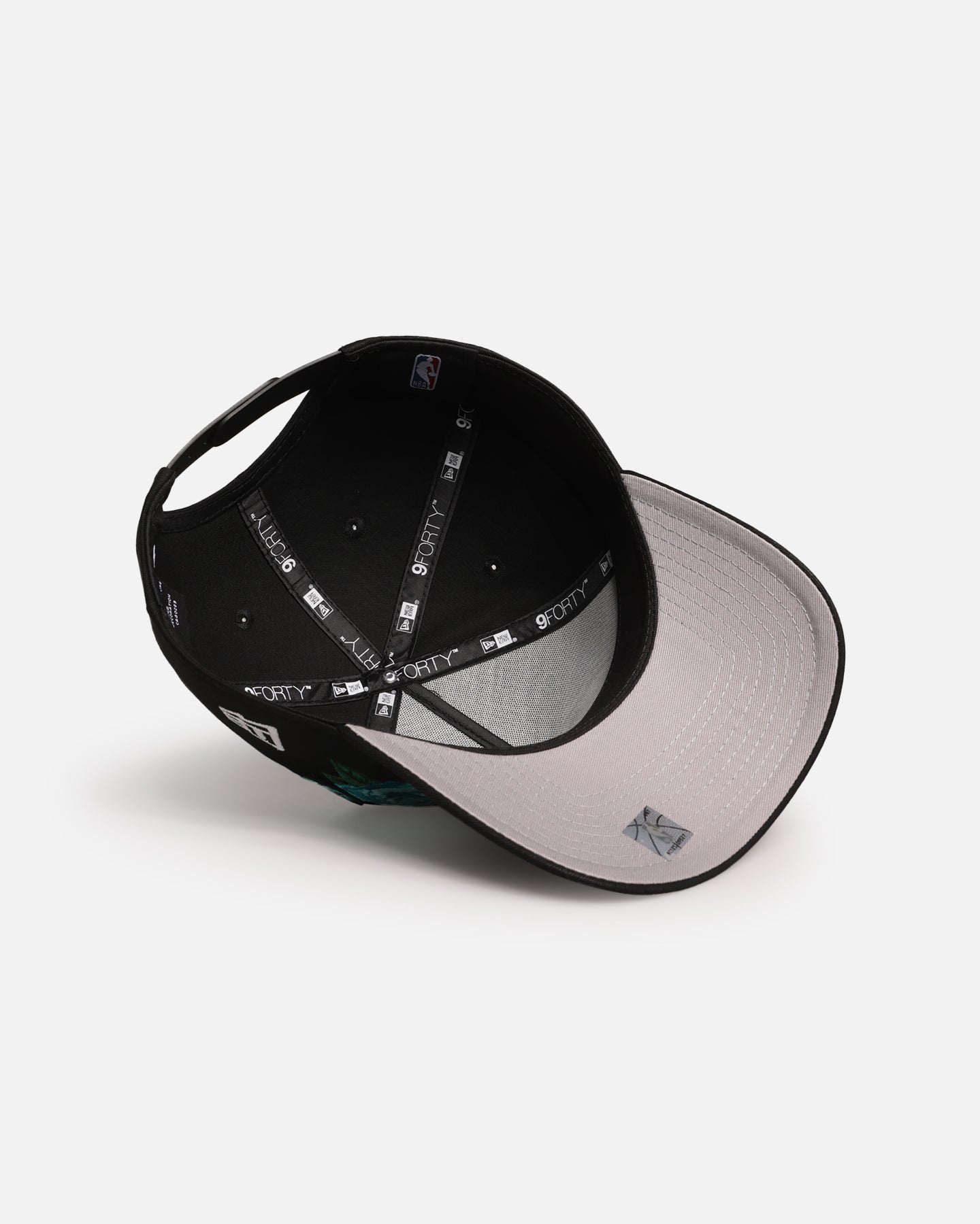 New Era Chicago Bulls 'Aqua Rose Embroidery' 9FORTY A-Frame Snapback Black/Aqua、mySite、zt4zffjzw