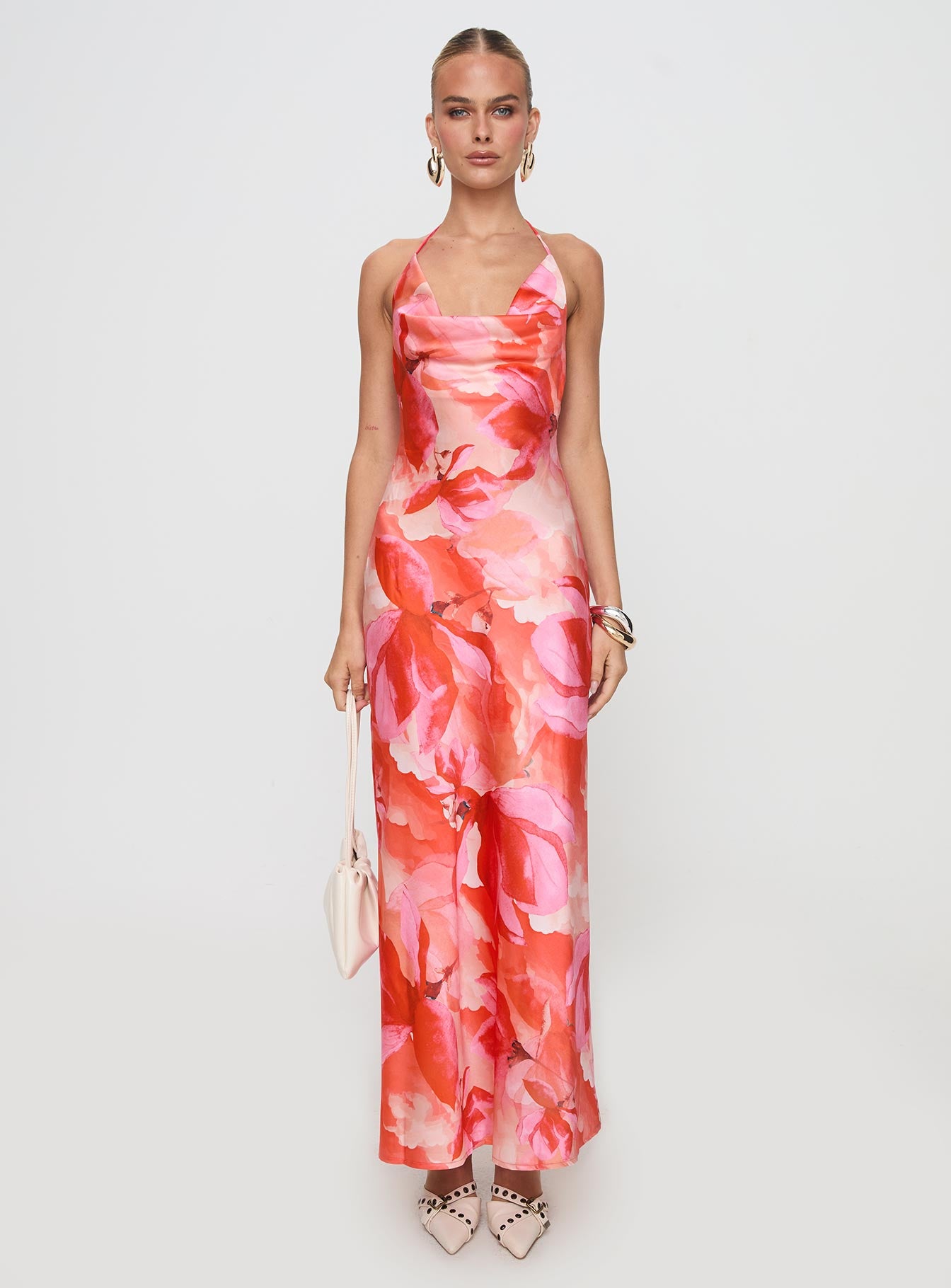 Simor Maxi Dress Red、mySite、solidvoid