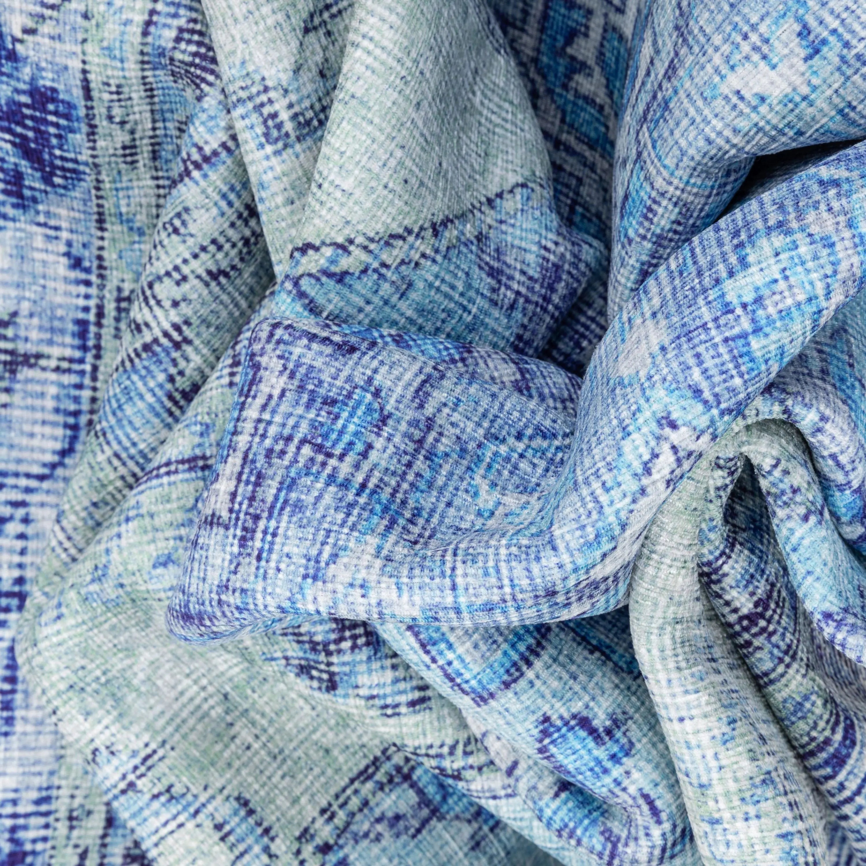 Gila Machine Washable 5'3 x 7'3 Vintage Bohemian Medallion Oriental Dark Blue Flat-Weave Rug、mySite、gigharbornorthrealestate