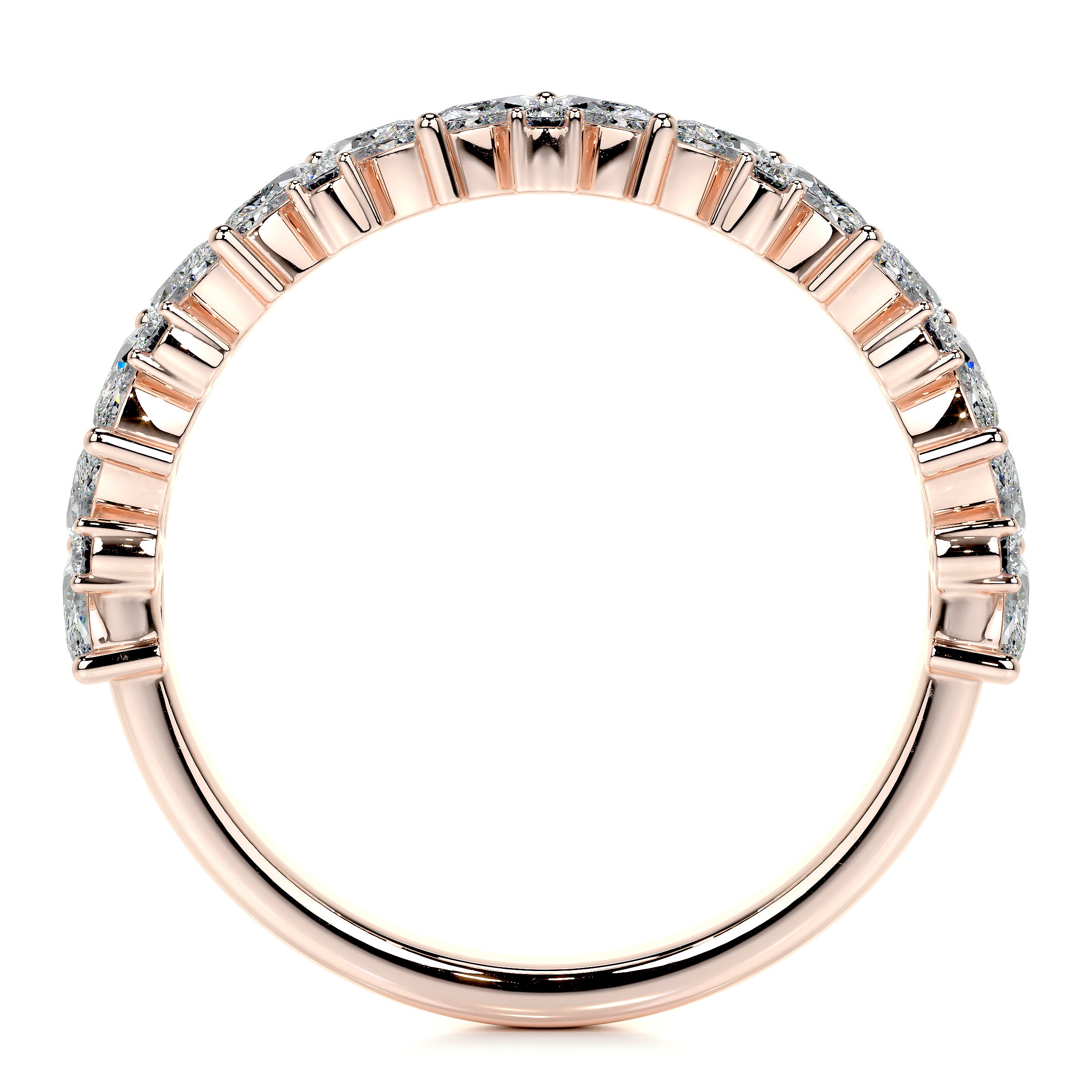 Regina Lab Grown Diamond Wedding Ring (0.85 Carat) -14K Rose Gold、mySite、hinf8tx79