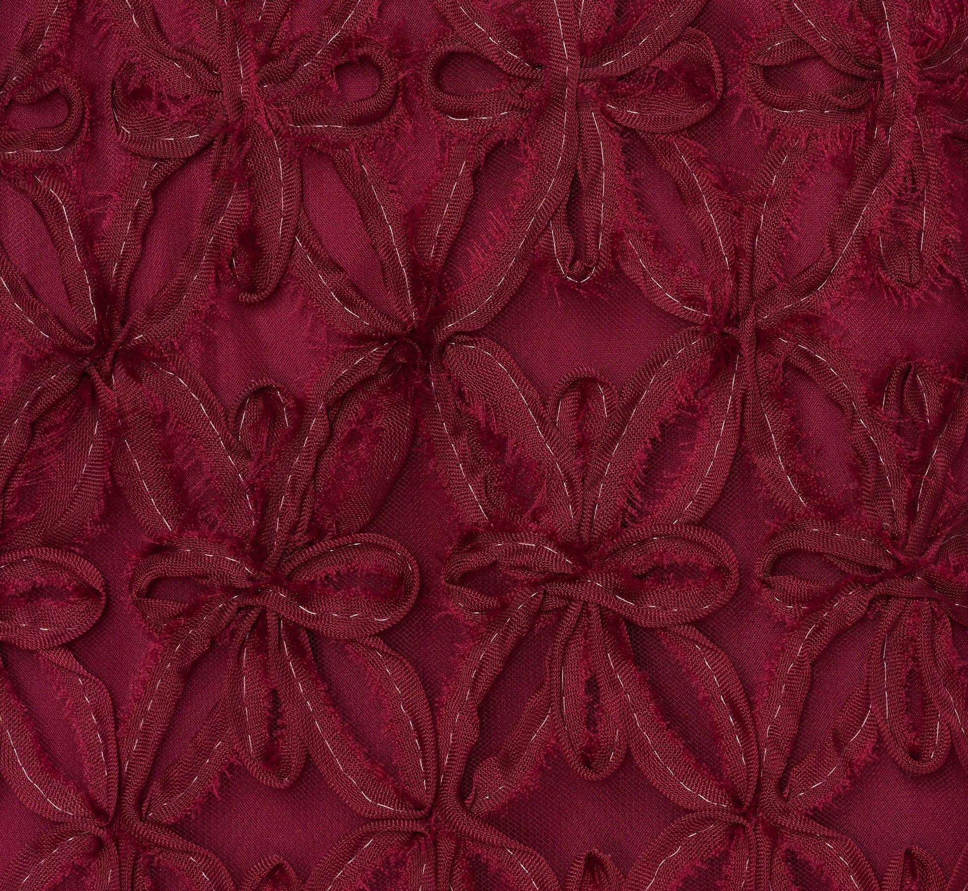 Sleeveless Soutache Embroidered Midi Dress In Light Wine、mySite、solidvoid