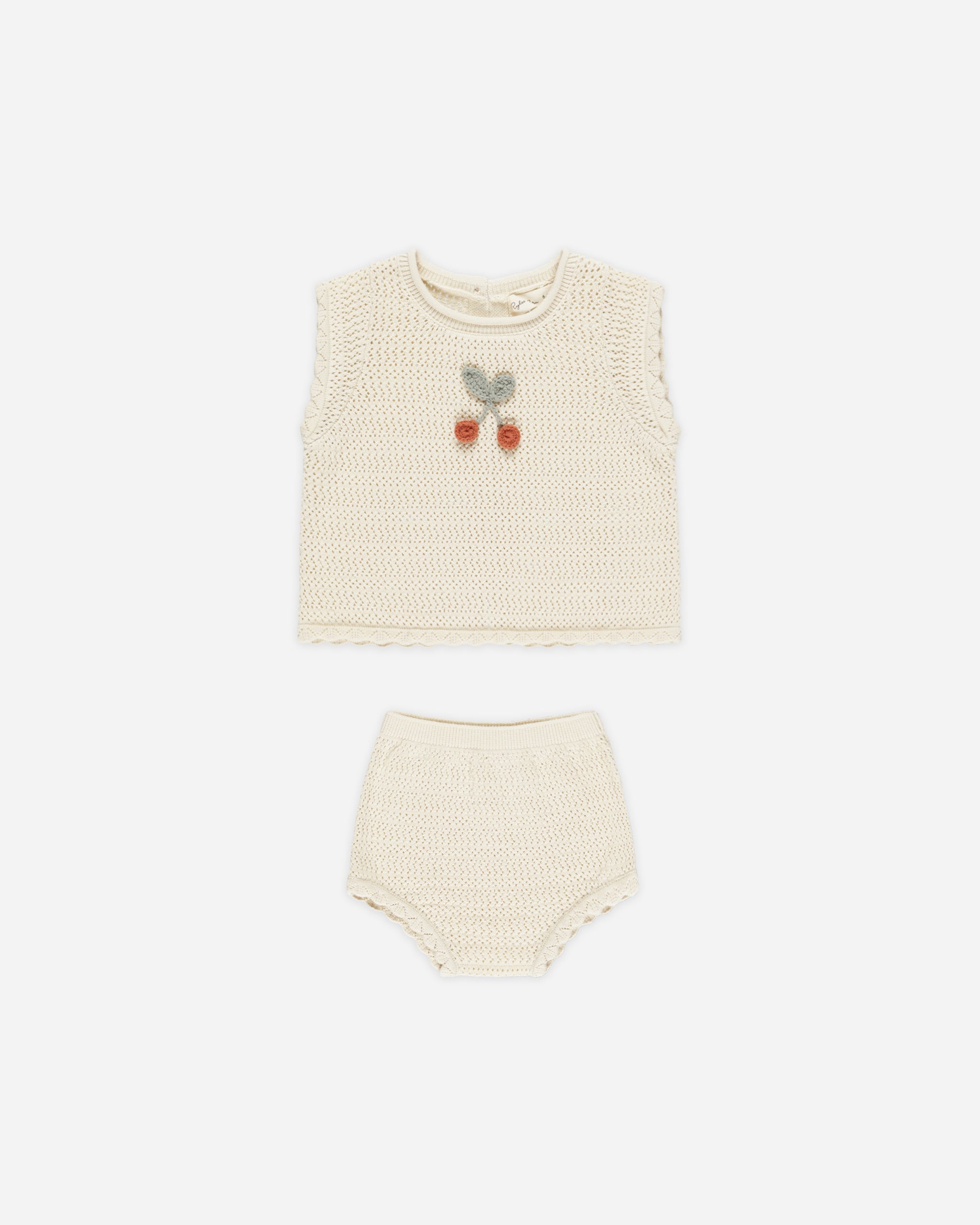  Scallop Knit Baby Set || Cherry、mySite、layawaytickets