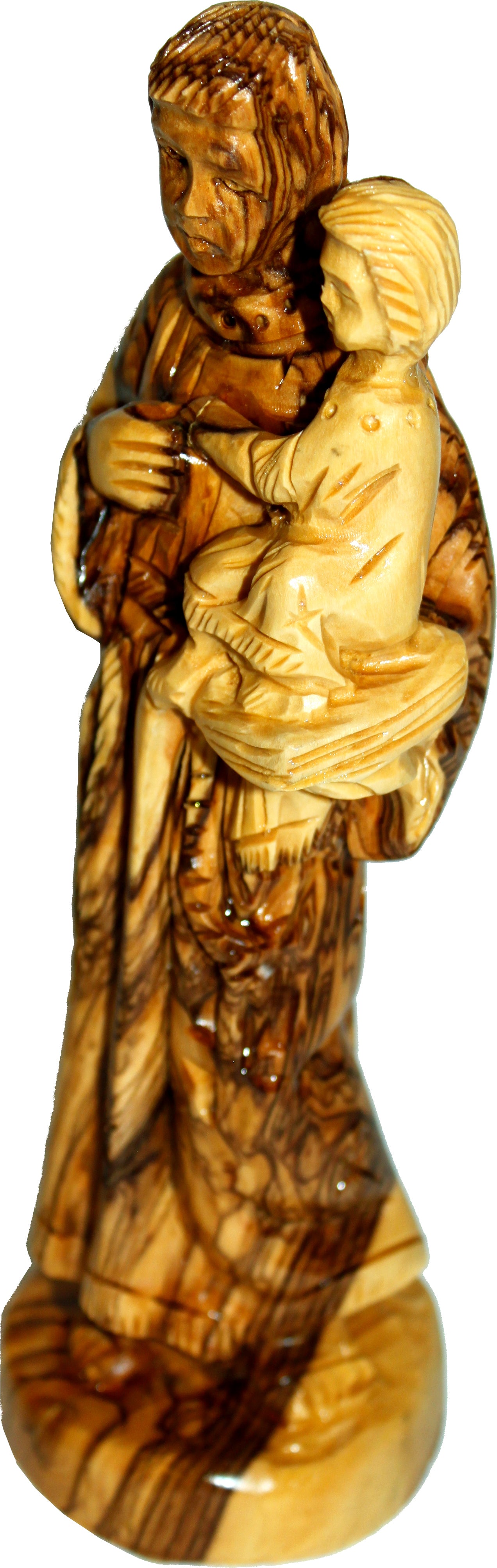 Holy Land Market Saint Anthony Carved in Olive Wood Figure Statue - 9 Inches、mySite、topwebapps
