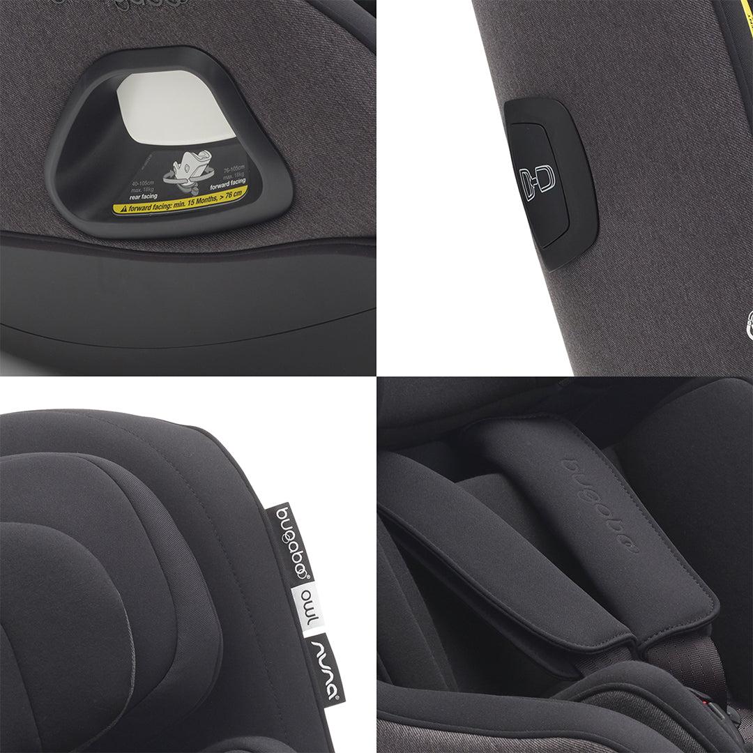Bugaboo Owl Car Seat + 360 Base - Black、mySite、merchandisen
