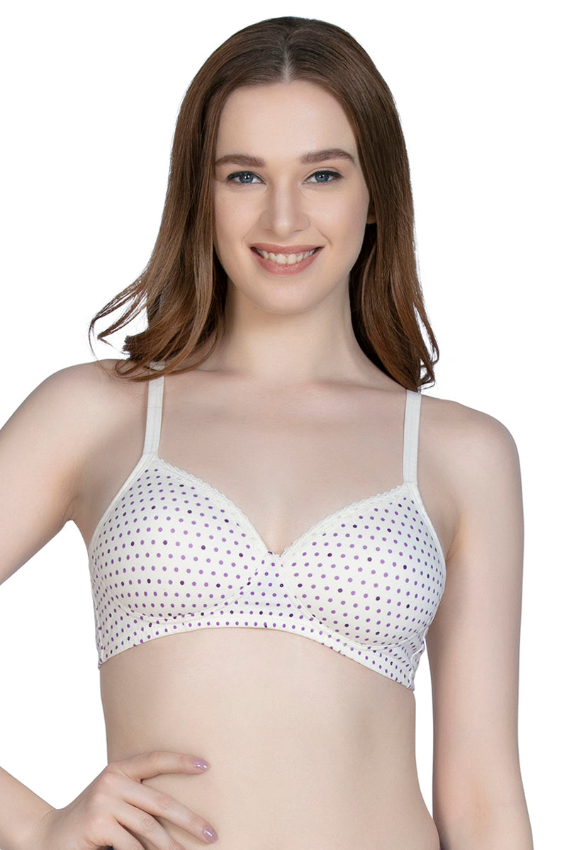  Cotton Casuals Padded Wirefree T-Shirt Bra - Pristine Pr、mySite、justintrudeaud