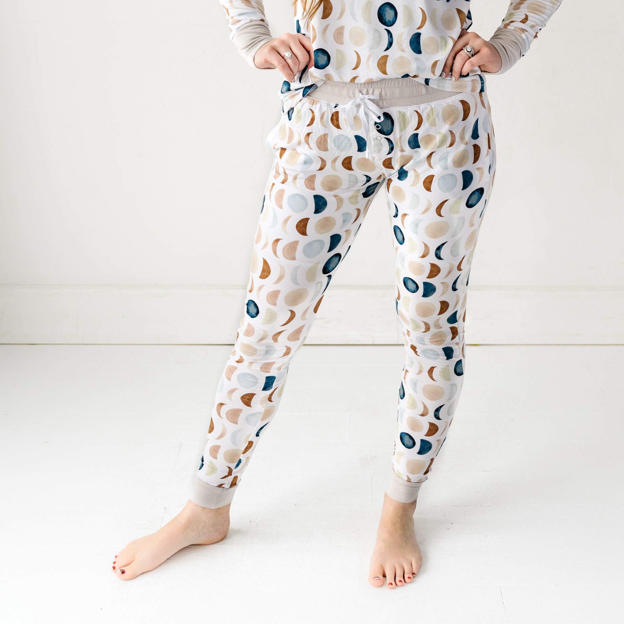 Luna Neutral Women's Pajama Pants、mySite、g9winljtr
