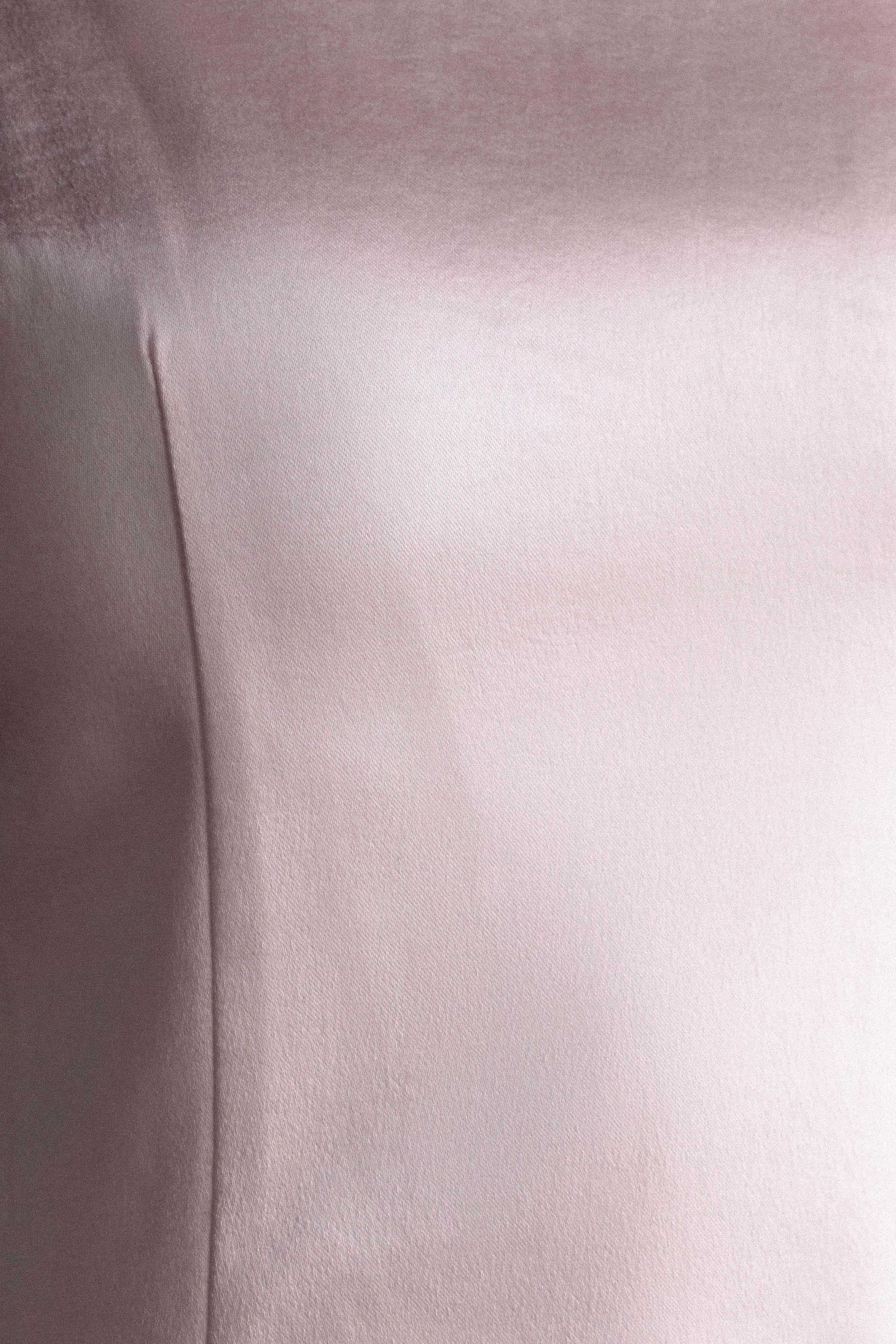 Violet Sleeveless Satin Maxi Dress - Soft Pink、mySite、solidvoid