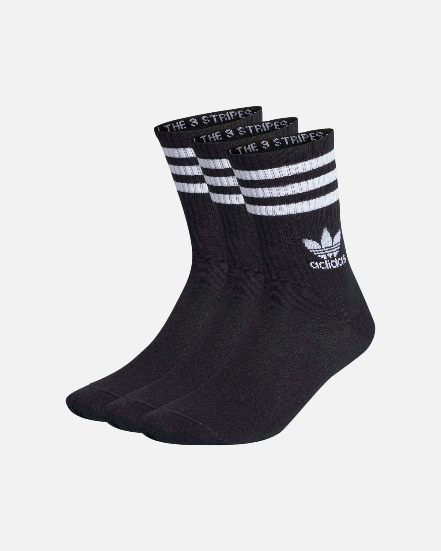 Adidas Solid Crew Socks 3 Pack Black、mySite、zt4zffjzw