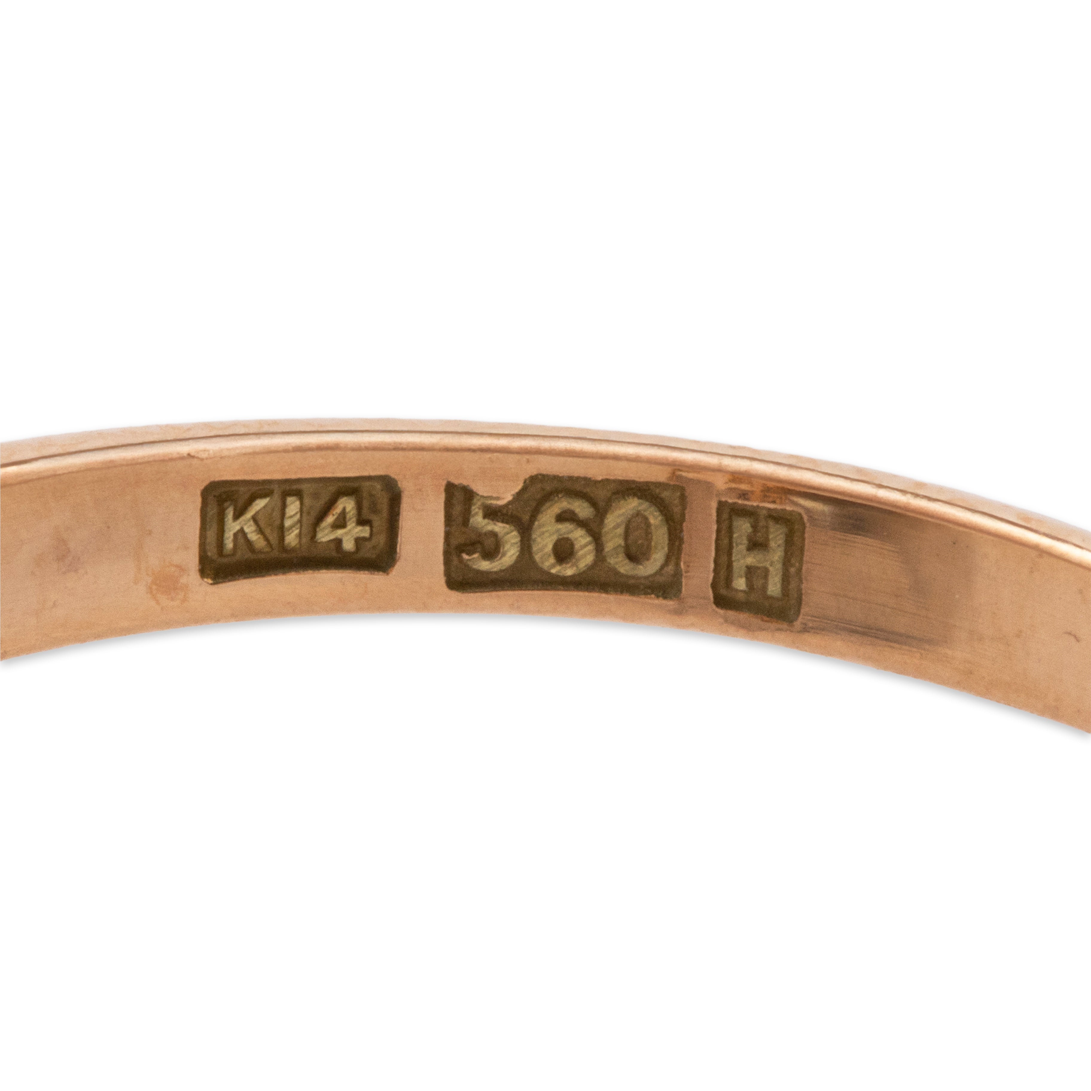 Antique 14k Yellow Gold Pearl Trio of Luster Ring 4.50、mySite、hinf8tx79