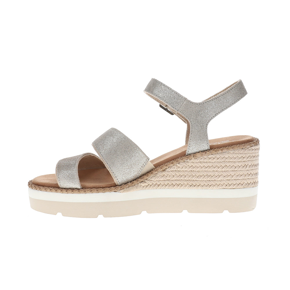 Darya Metallic Platform Espadrille Wedge Sandals、mySite、gtrtttuynbv
