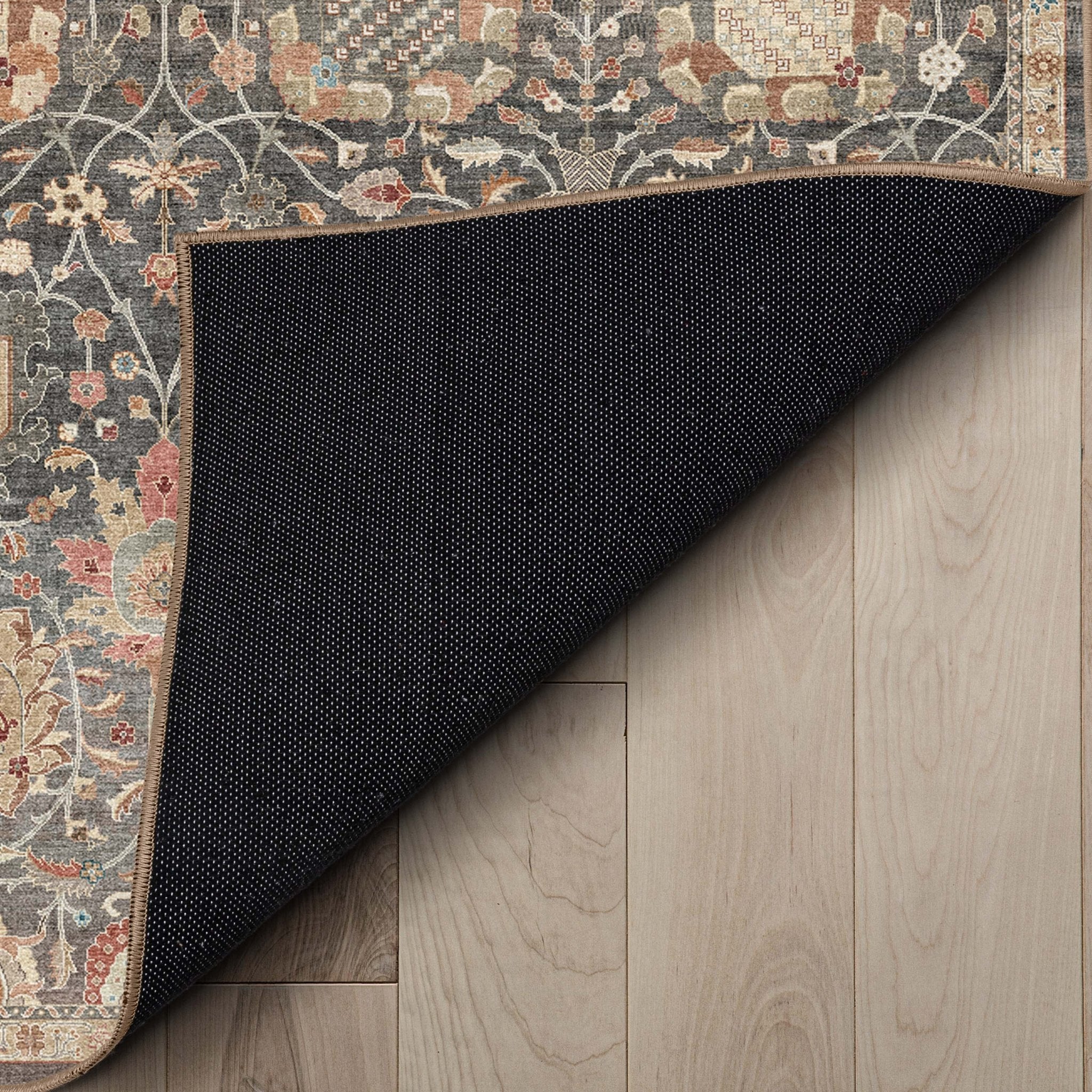 Vienna Vintage Oriental Botanical Rug – Easy Clean, Stylish Elegant Design、mySite、gigharbornorthrealestate