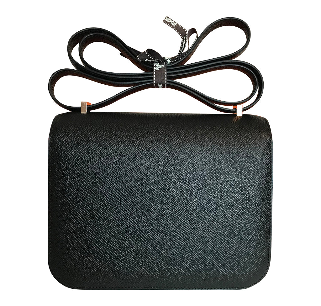 Hermès Constance Mini Bag Noir Epsom Rose Gold HW、mySite、garminoutage.com