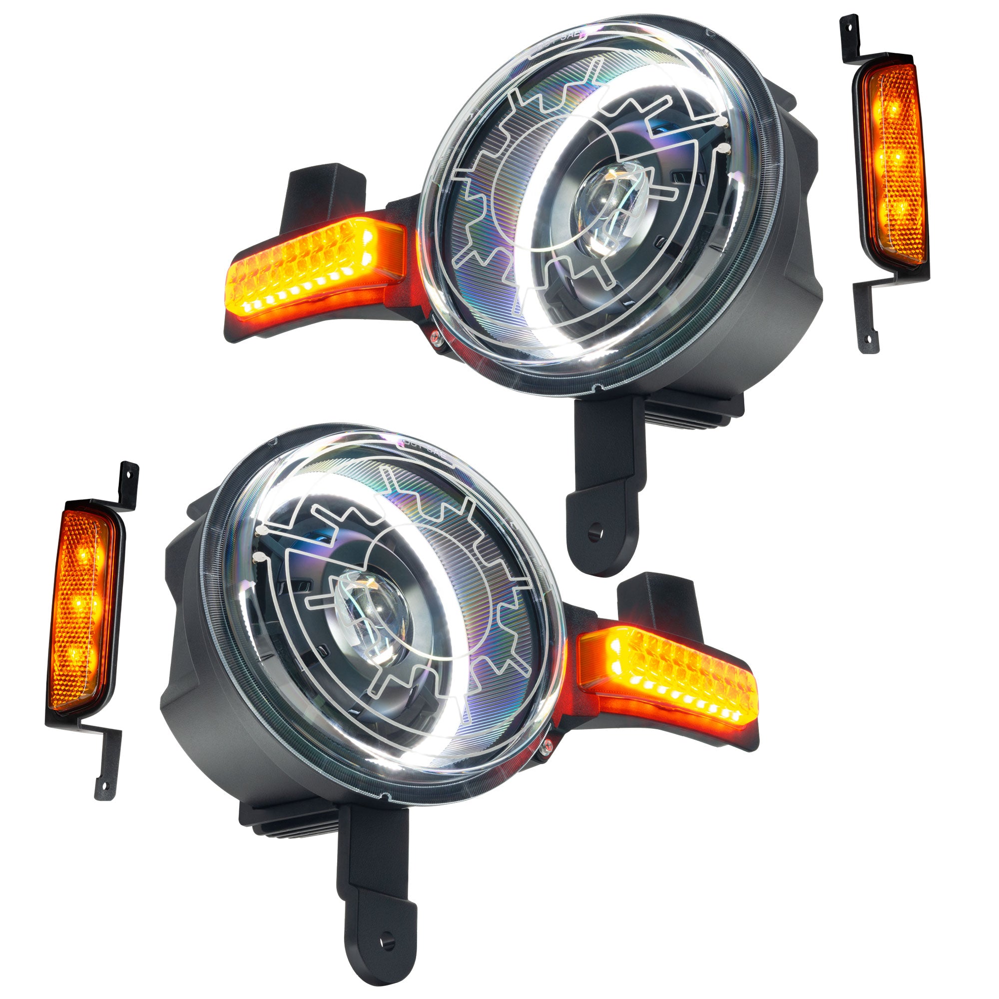 ORACLE Lighting Oculus™ Bi-LED Projector Headlights for 2021+ Ford Bronco - Heated Lens、mySite、nflplayoffbracketp