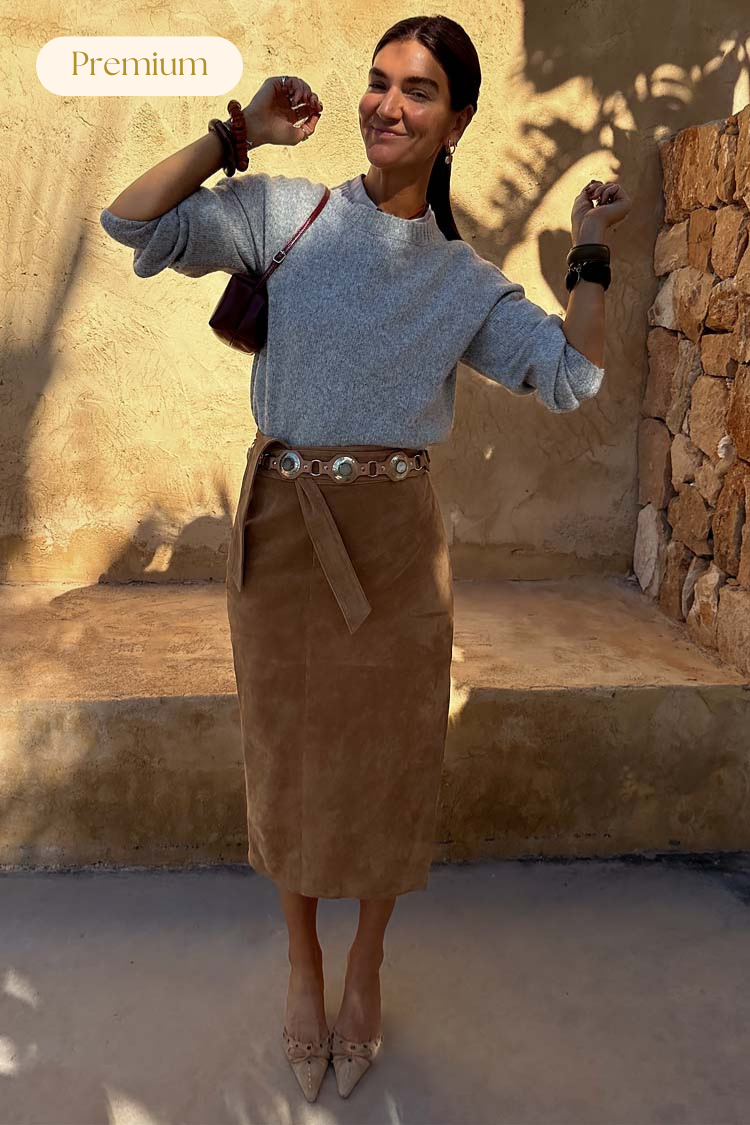 Suede Jaspre Skirt、mySite、solidvoid