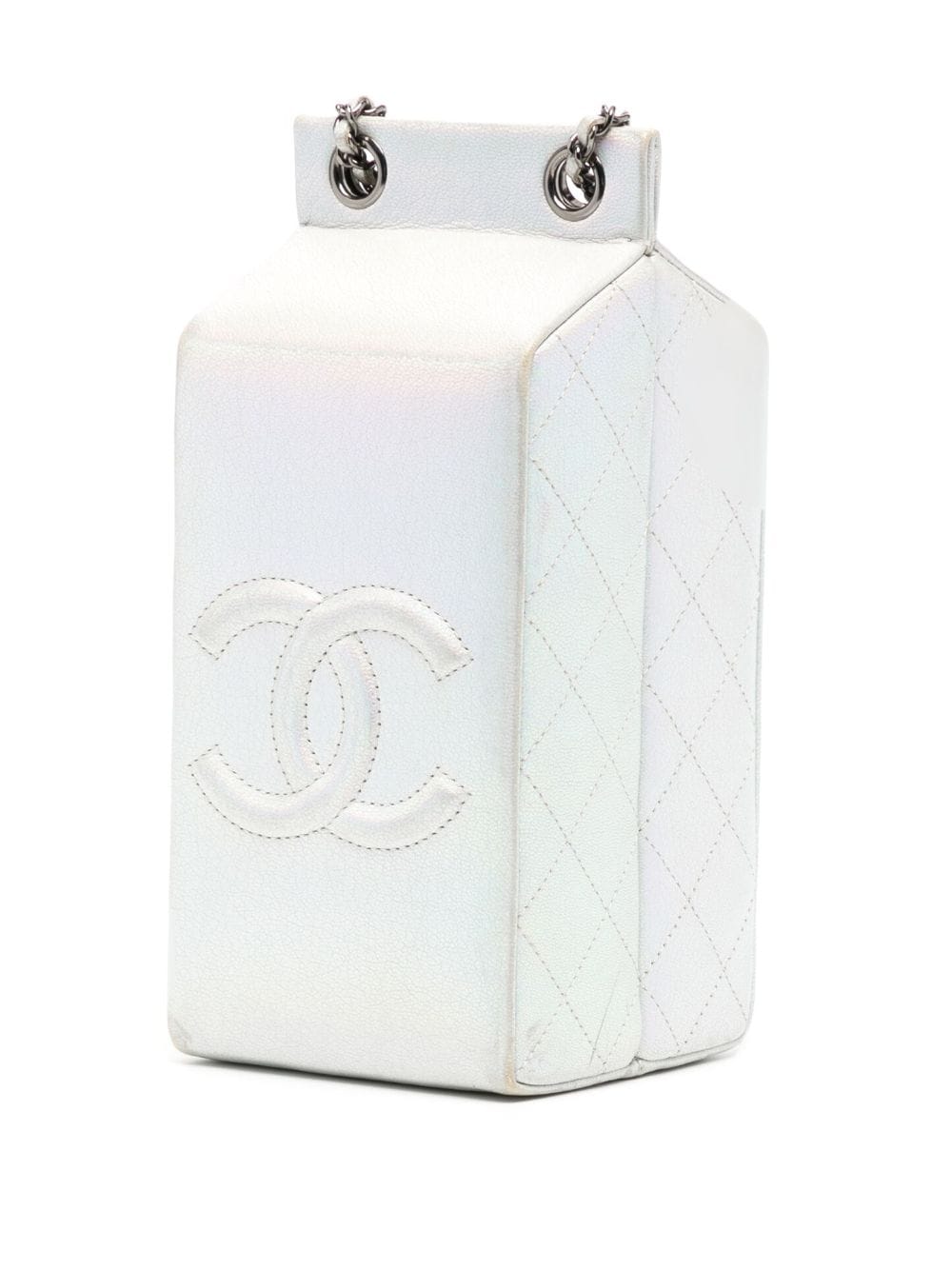 Iridescent Silver Lait de Coco Milk Carton Bag、mySite、garminoutage.com