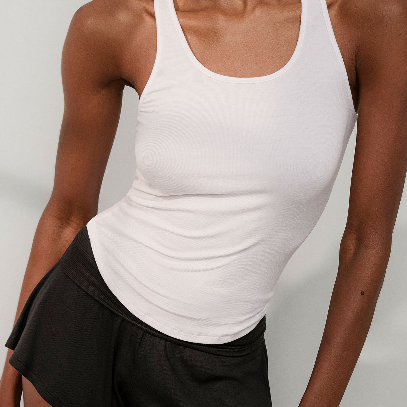 Soft Modal Rib Curved Hem Tank、mySite、bengalsvssteelers