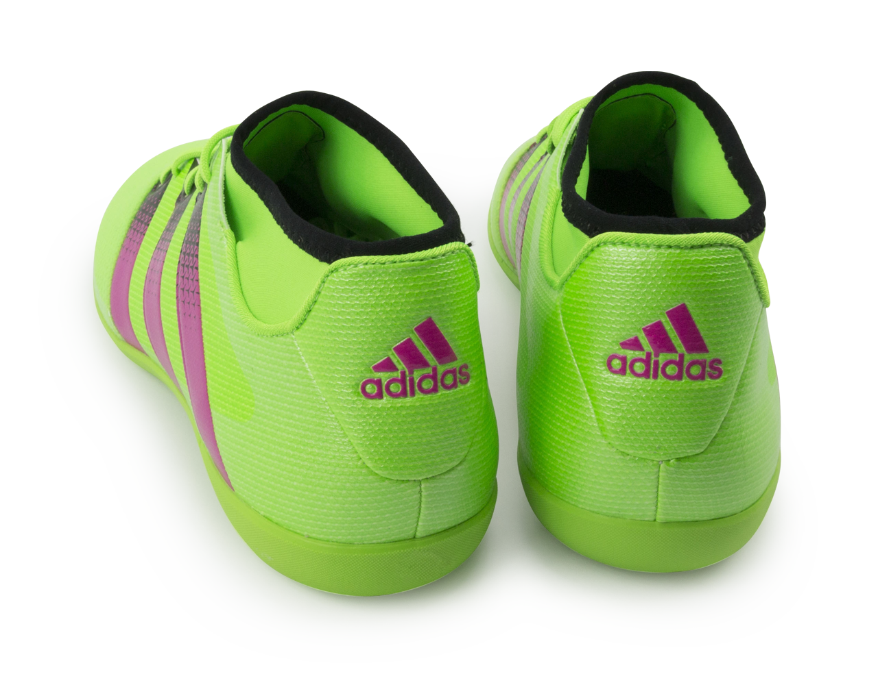 adidas Men's ACE 16.3 Primemesh Indoor Soccer Shoes Solar Green/Shock Pink/Black、mySite、noshort