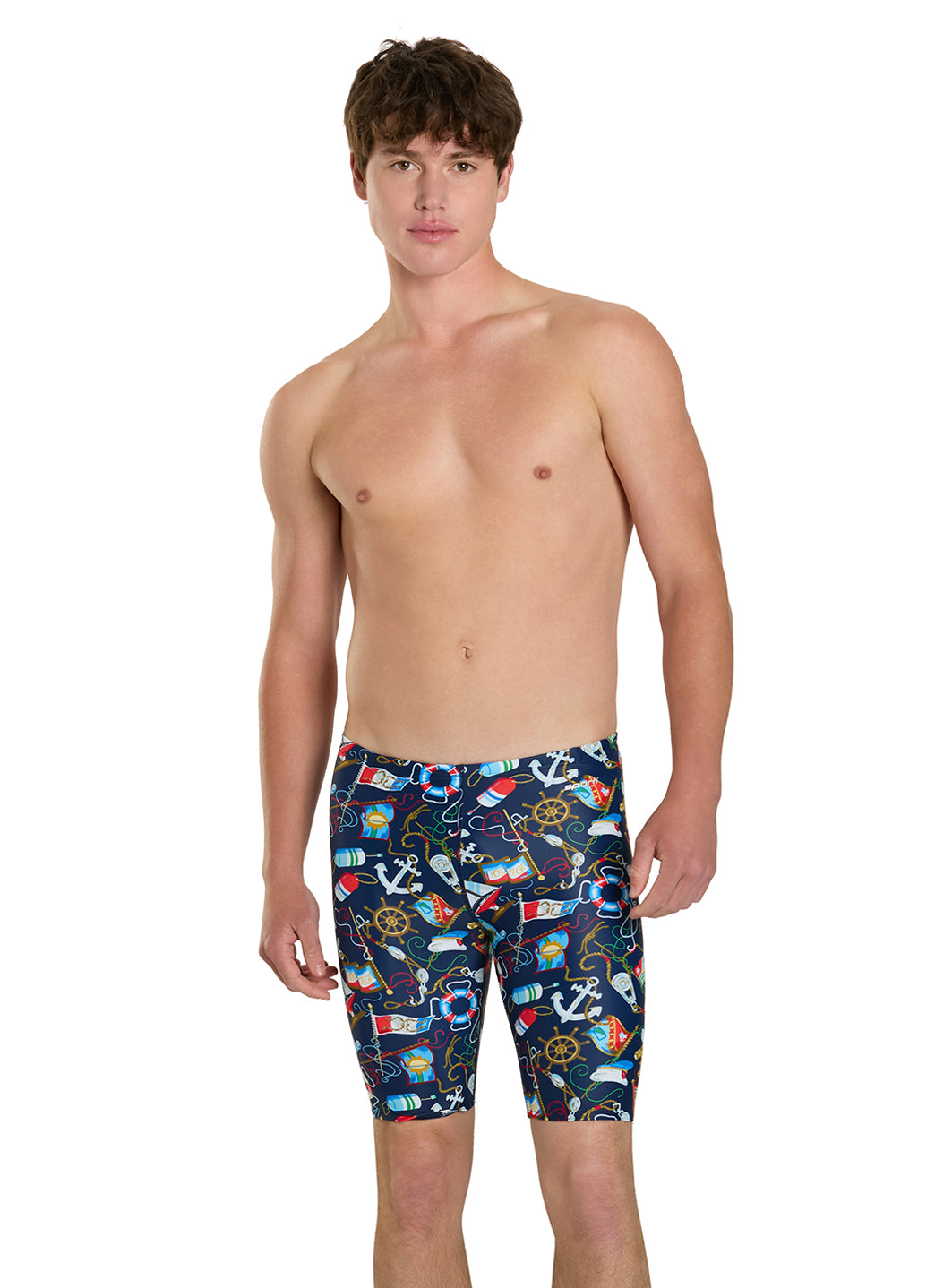 Sporti Anchors Away Jammer Swimsuit (22-44)、mySite、noshort