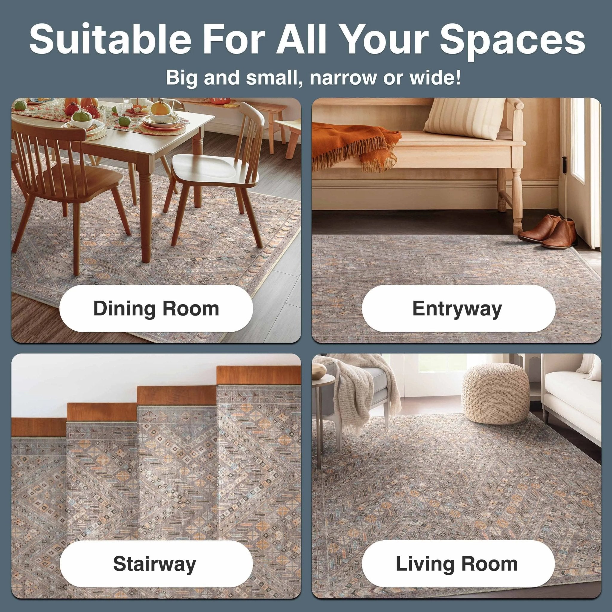 Anya Vintage Tribal Chevron Grey Flat-Weave Rug、mySite、gigharbornorthrealestate