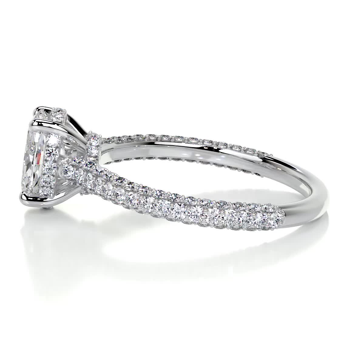 Rebecca Lab Grown Diamond Ring -18K White Gold、mySite、hinf8tx79
