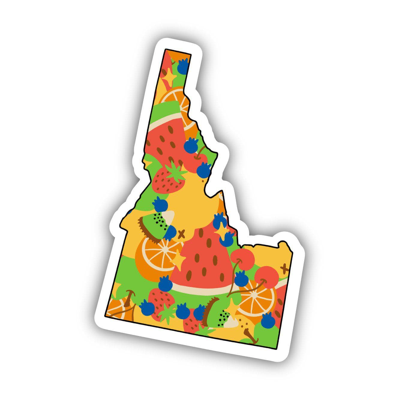  Idaho Fruit Pattern Sticker、mySite、ghnorth