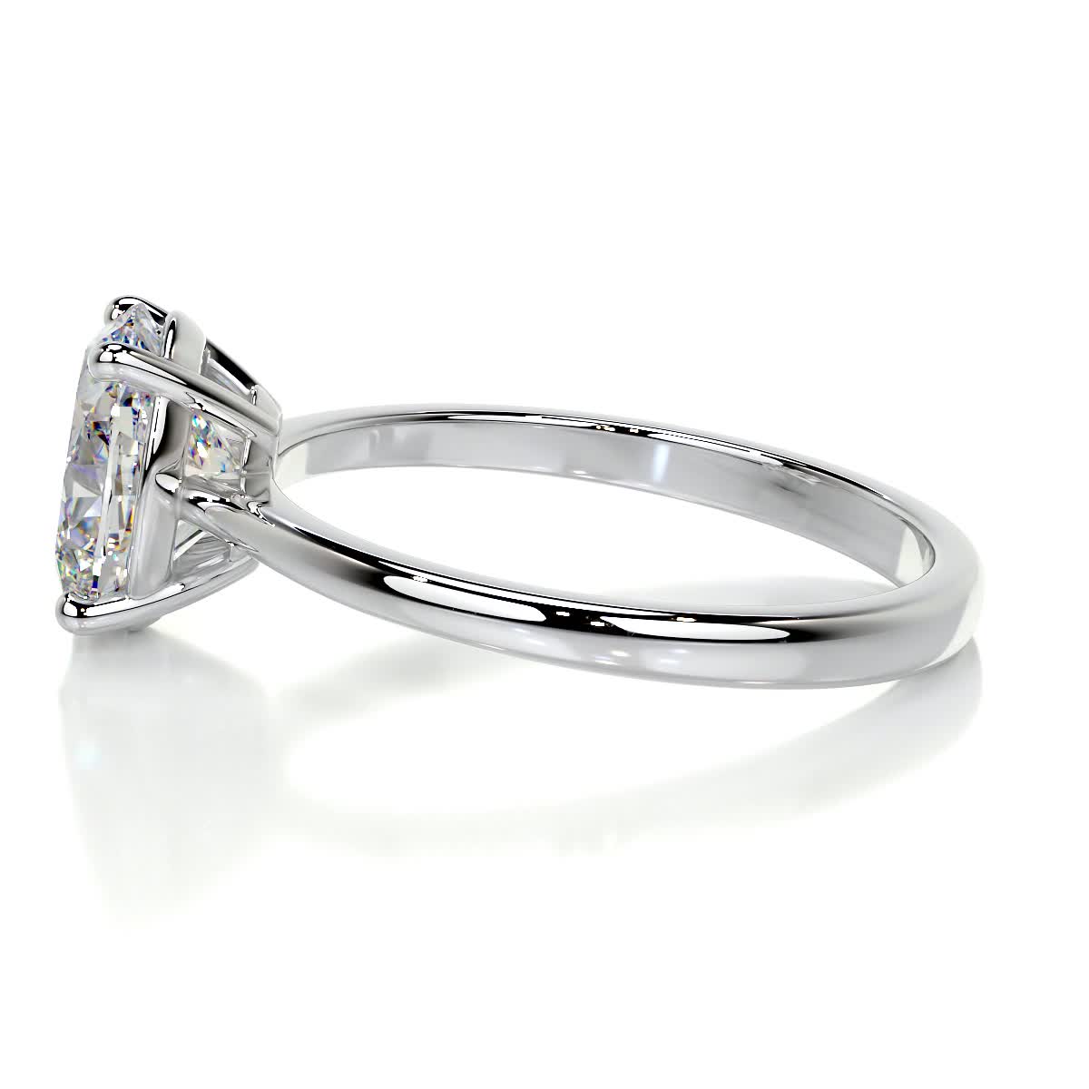 Julia Moissanite Ring -14K White Gold、mySite、hinf8tx79