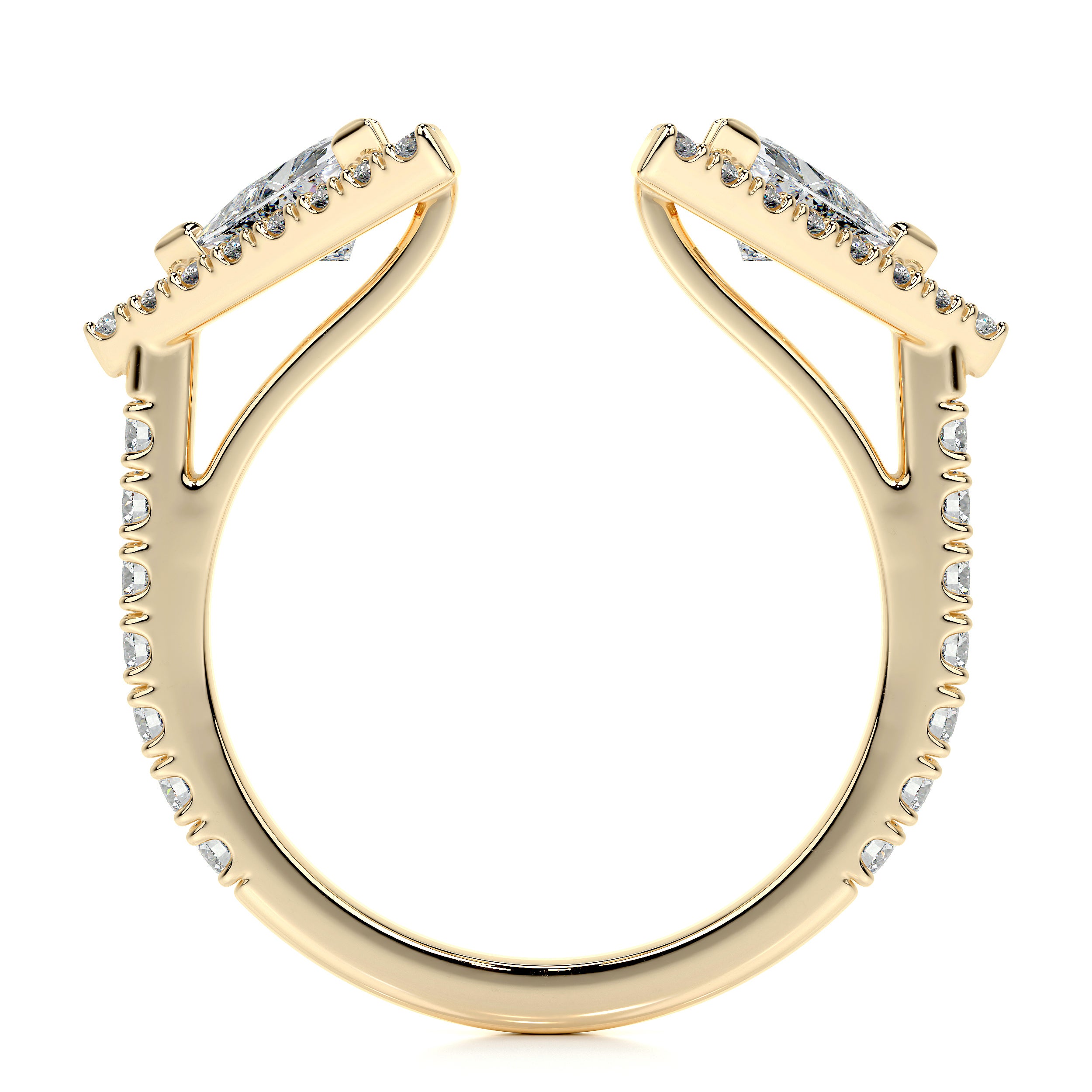 Olivia Lab Grown Diamond Wedding Ring (1 carat) -18K Yellow Gold、mySite、hinf8tx79