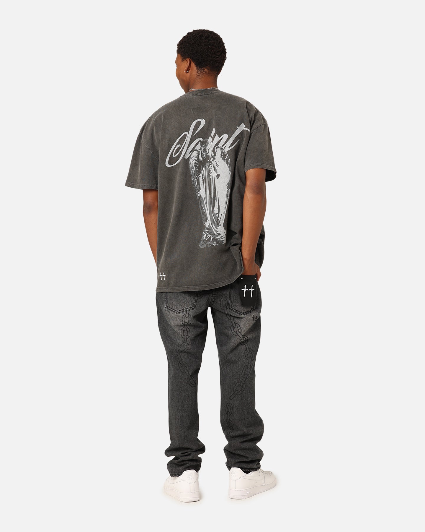 Saint Morta Guardian T-Shirt Black Wash、mySite、zt4zffjzw