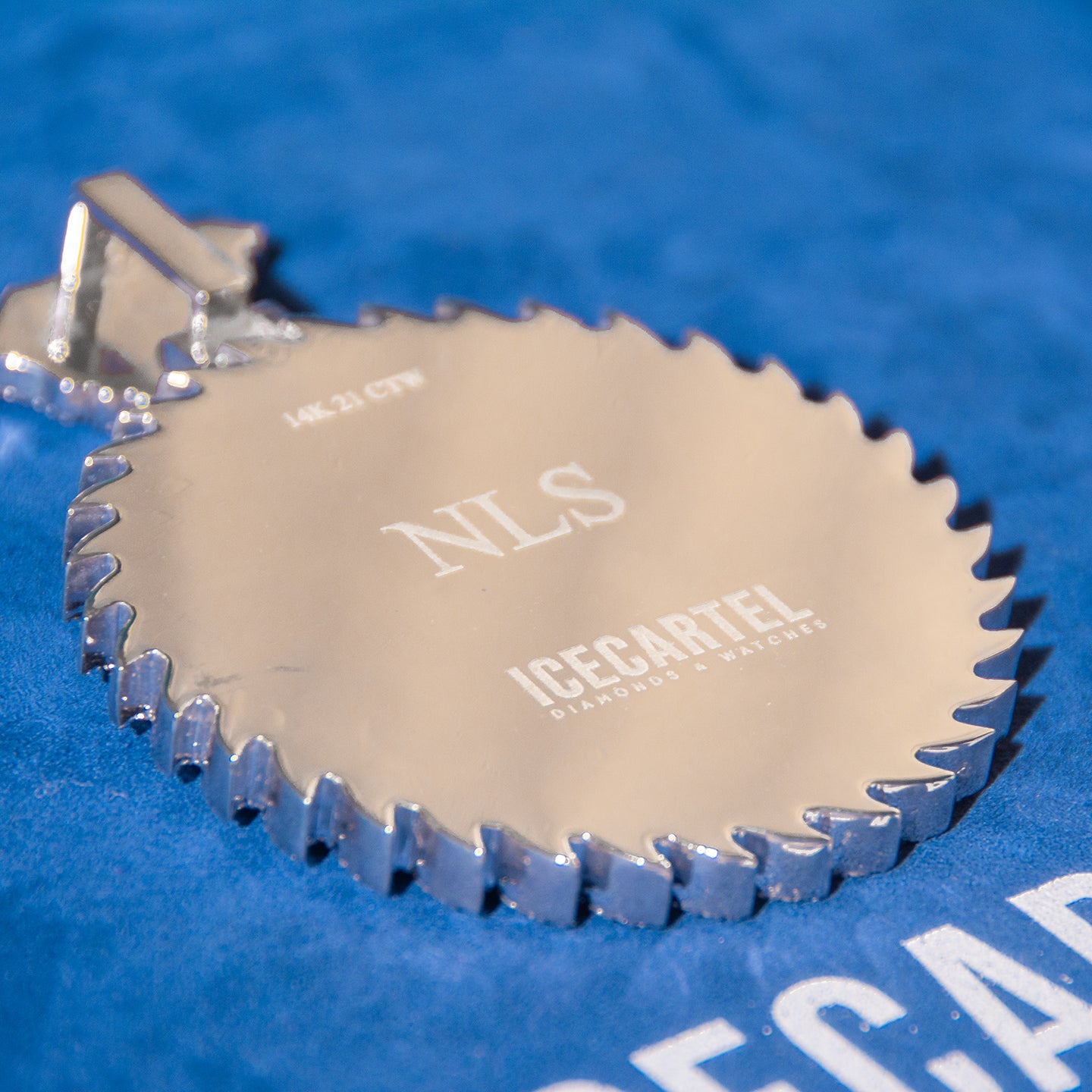 843 Custom Moissanite Circle Pendant 14K Gold、mySite、hinf8tx79