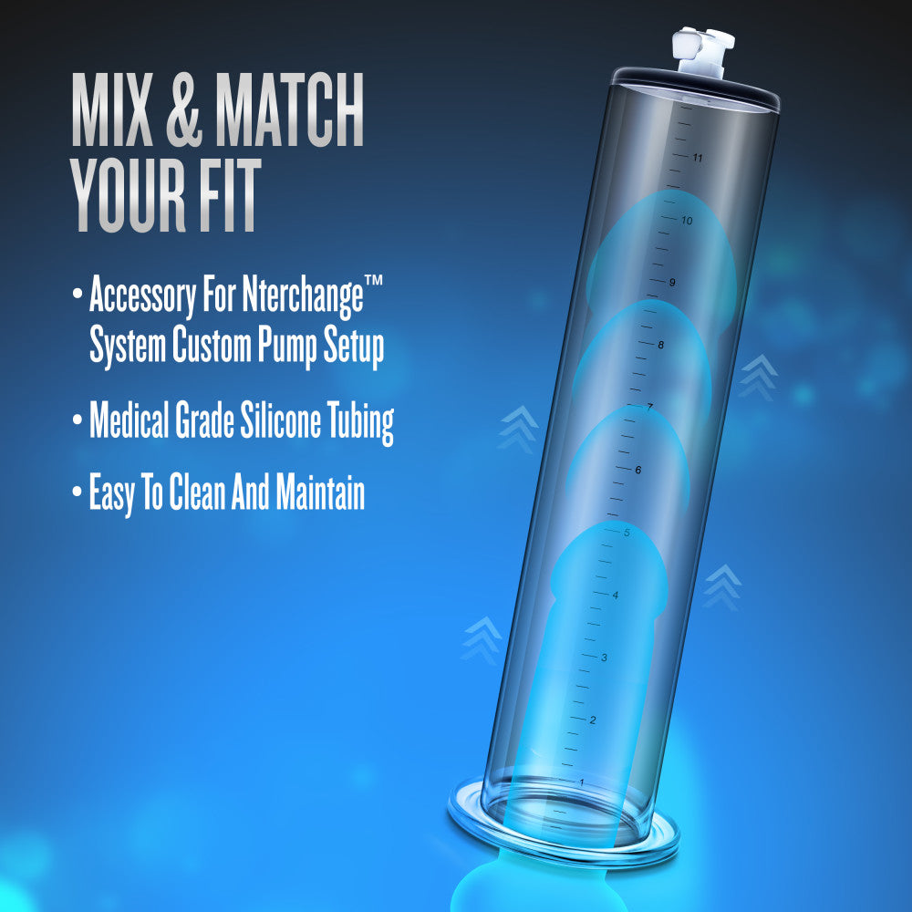 Performance By Blush® | 12 Inch x 2.75 Inch Penis Pump Cylinder - Clear、mySite、bottomscart