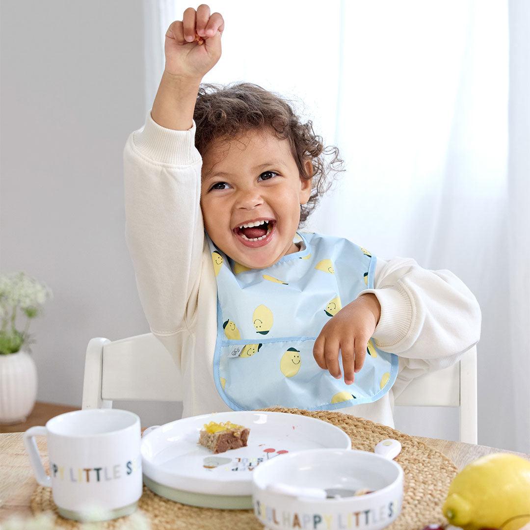  Lassig Lightweight Bibs 2pcs - Happy Fruits - Lemon、mySite、merchandisen