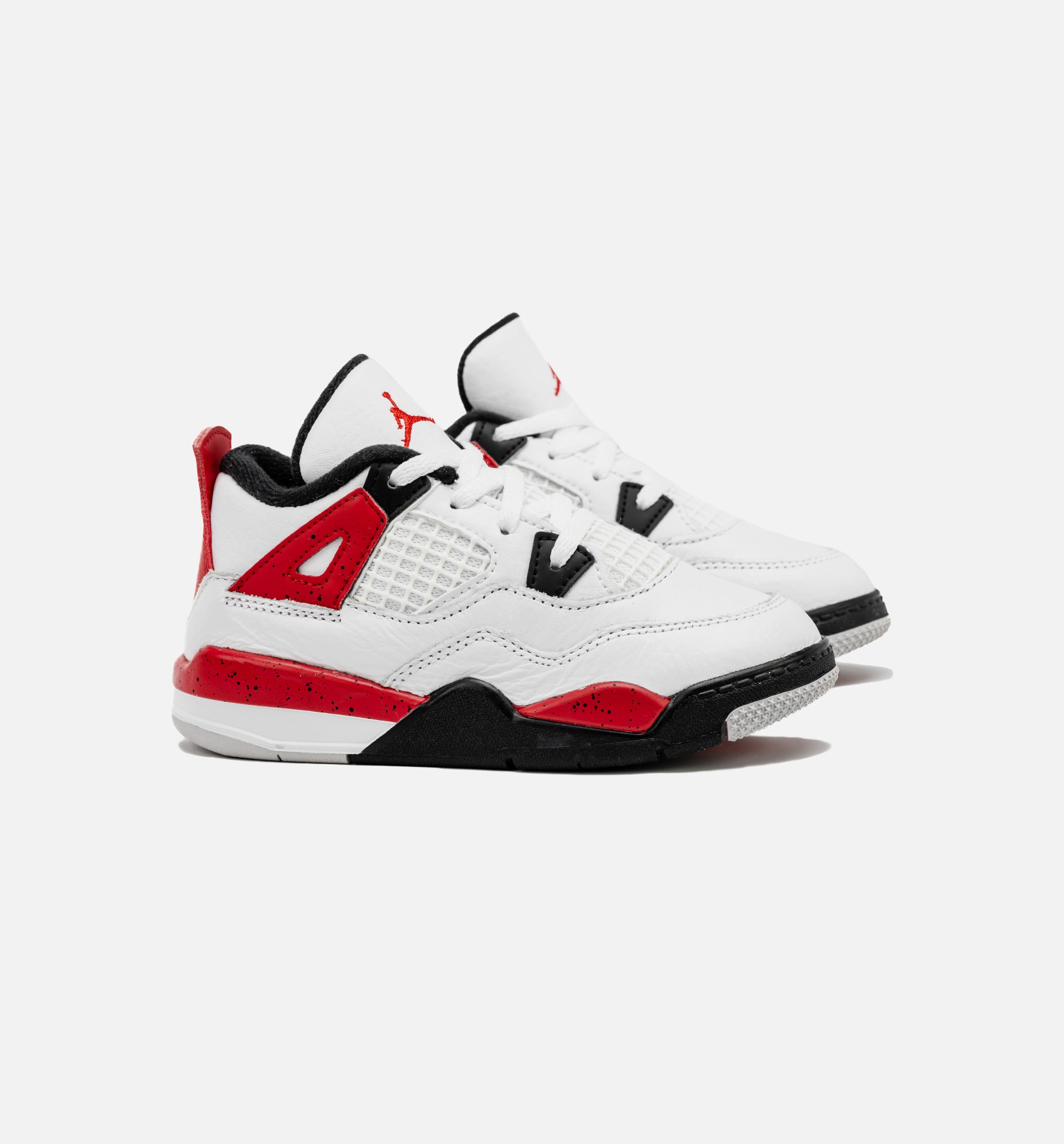 Air Jordan 4 Retro Red Cement Infant Toddler Lifestyle Shoe - White/Red、mySite、dreamappss