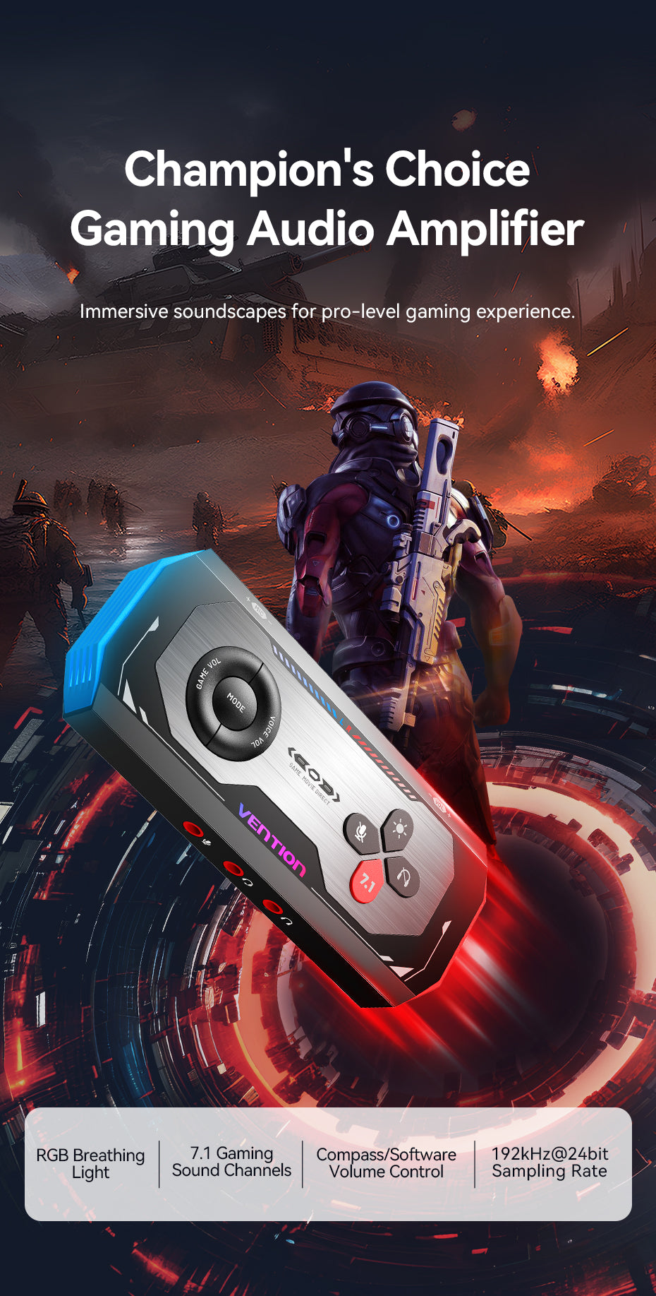 Gaming Audio Amplifier