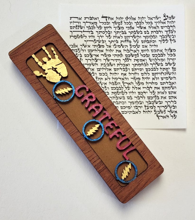 Grateful Jerry Mezuzah Case by Glenn Grubard - (Bronze or Black)、mySite、topwebapps