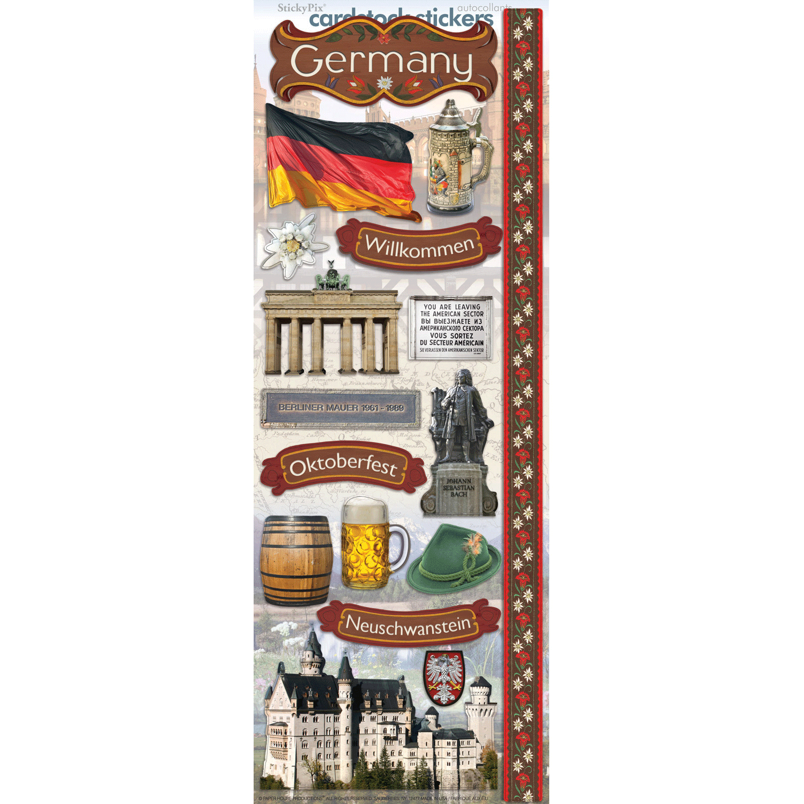  Germany Cardstock Stickers、mySite、ghnorth