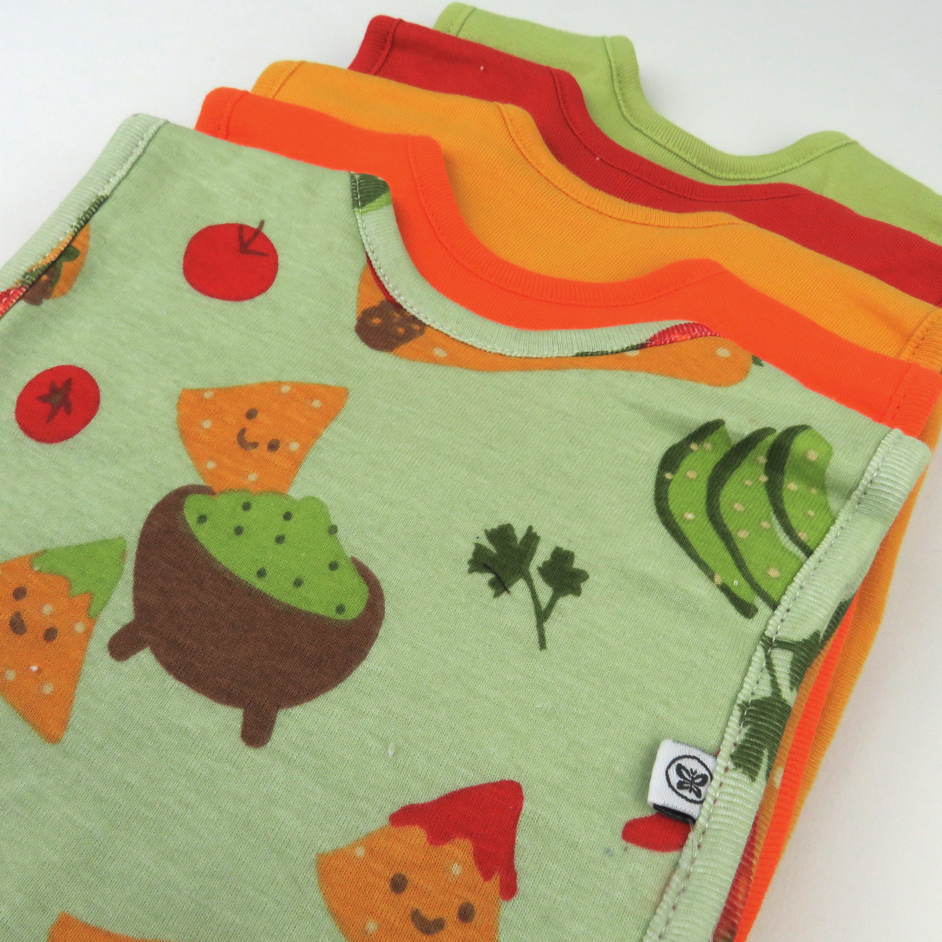  5-Pack Organic Cotton 4 in 1 Reversible Bibs、mySite、layawaytickets