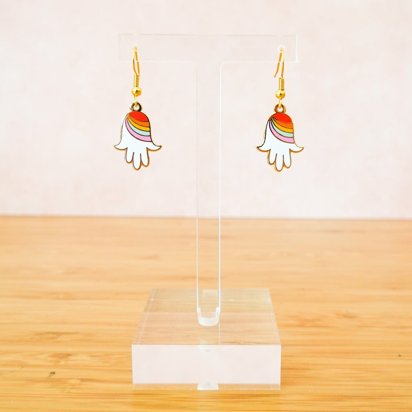 Rainbow Hamsa Earrings、mySite、topwebapps