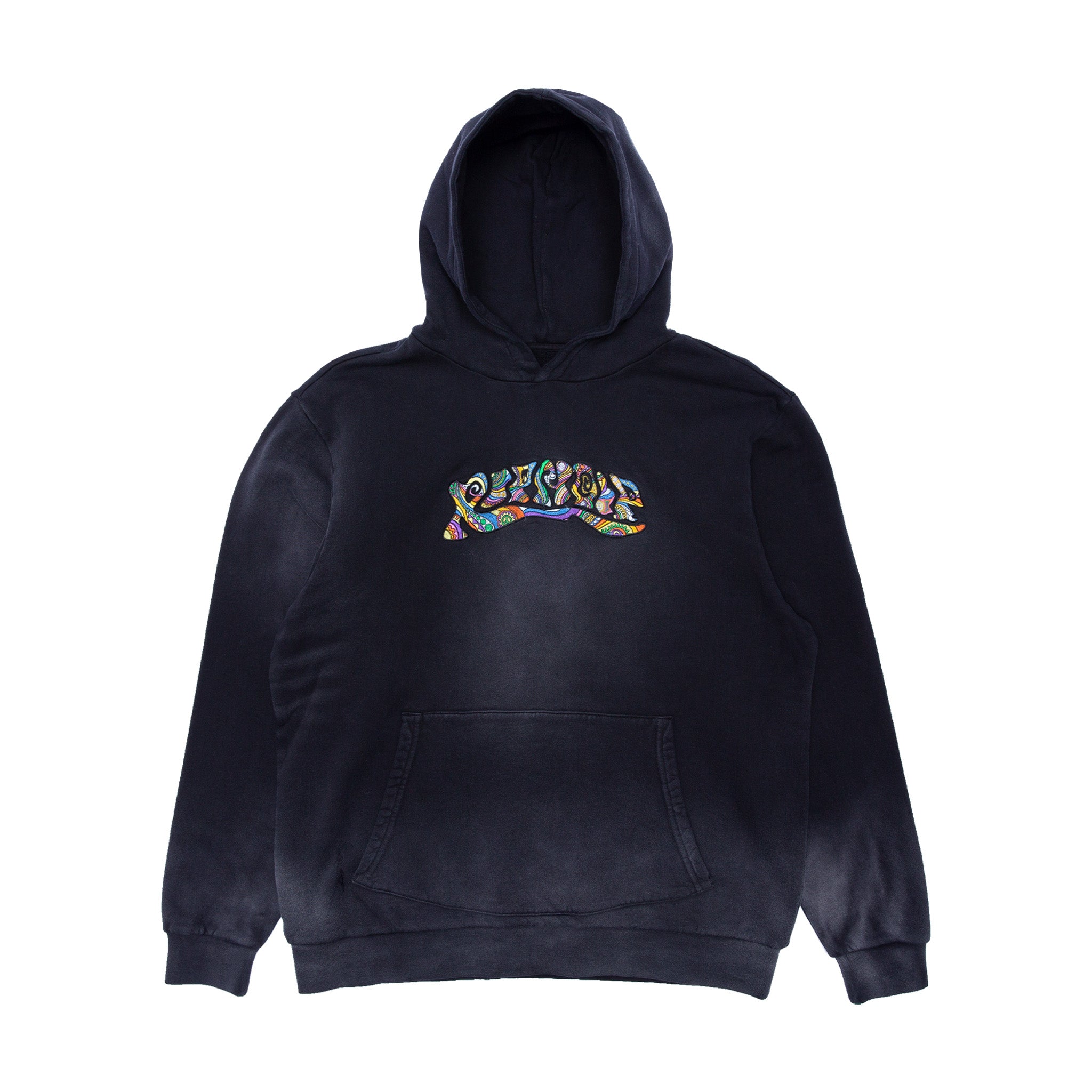  Tribe Embroidered Hoodie (Faded Black)、mySite、merchandisen
