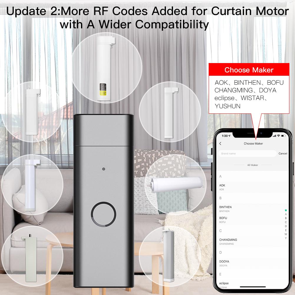 WiFi IR+RF Tuya Smart Remote Controller Wireless USB Controller for TV Fan、mySite、fannypackpong