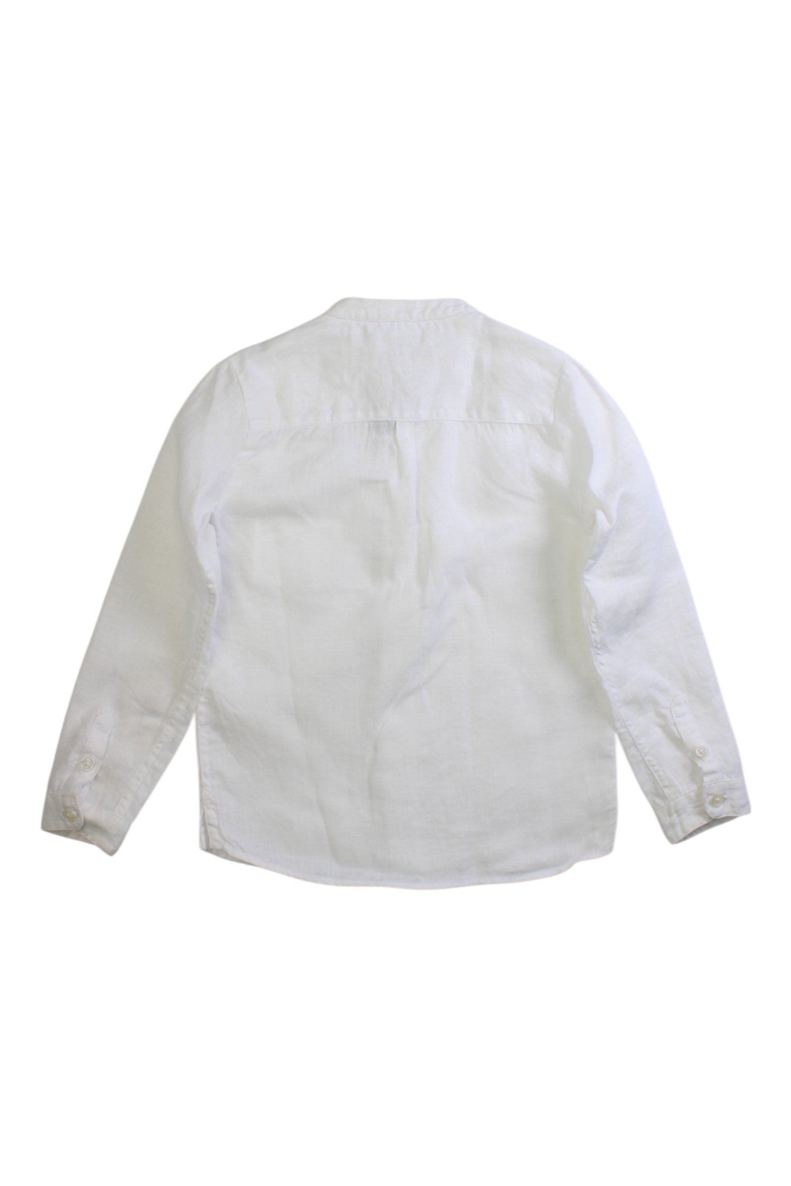 Jacadi Linen Button-Down Shirt 4T、mySite、g9winljtr